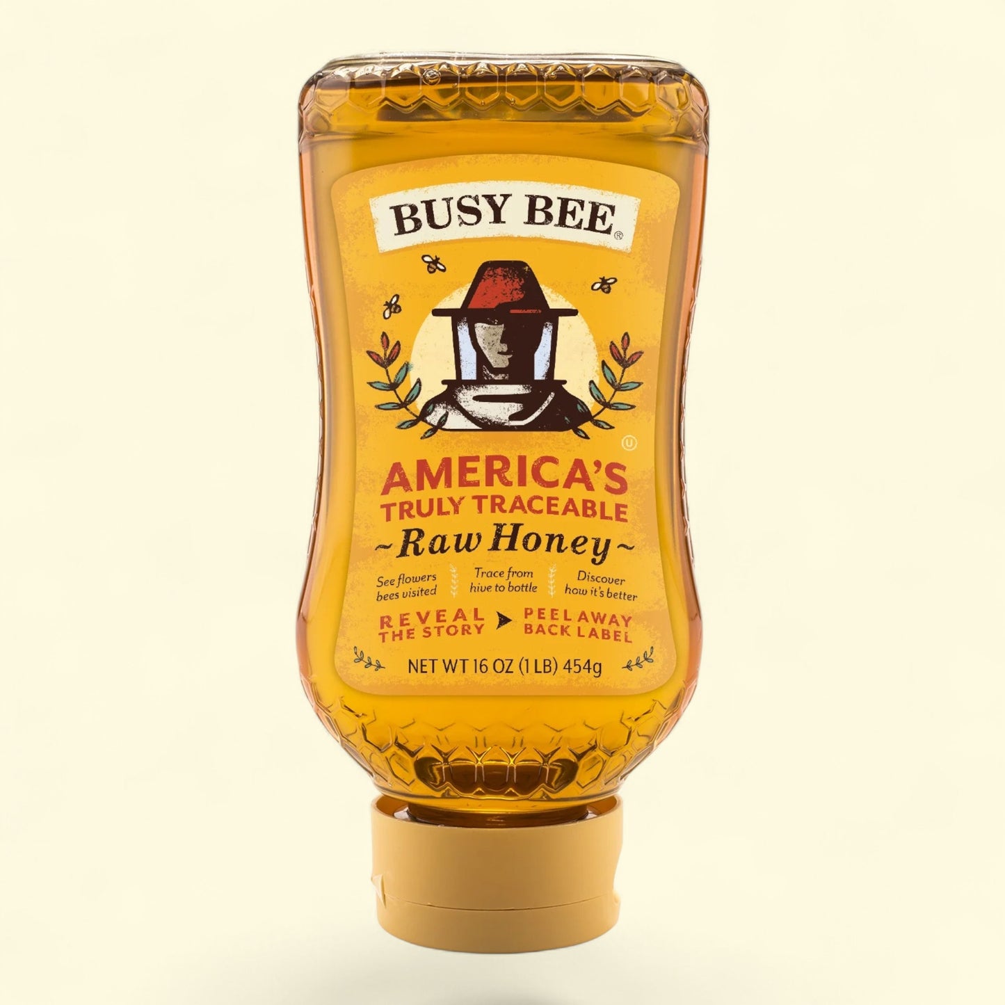 Miel américain Busy Bee Raw, 450 g