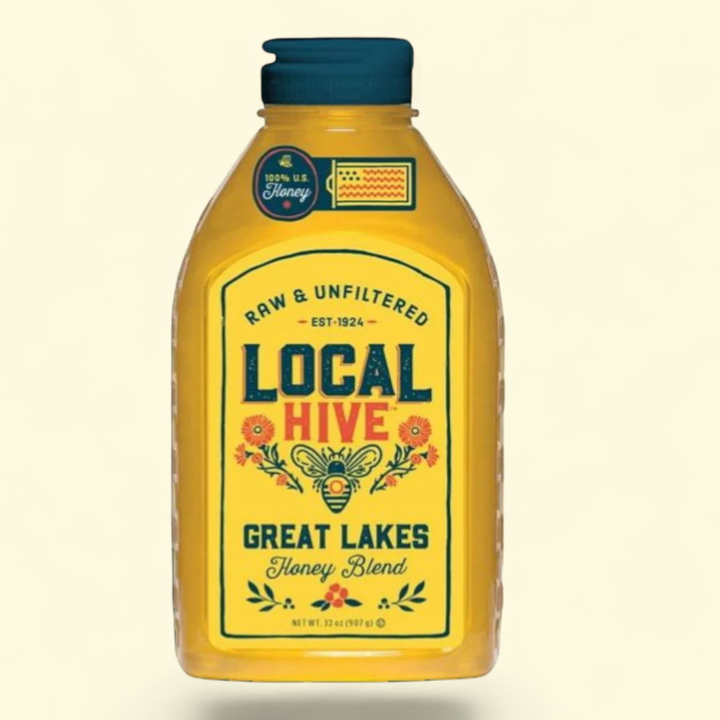 Local Hive, Great Lakes Honey Blend, 32oz Bottle