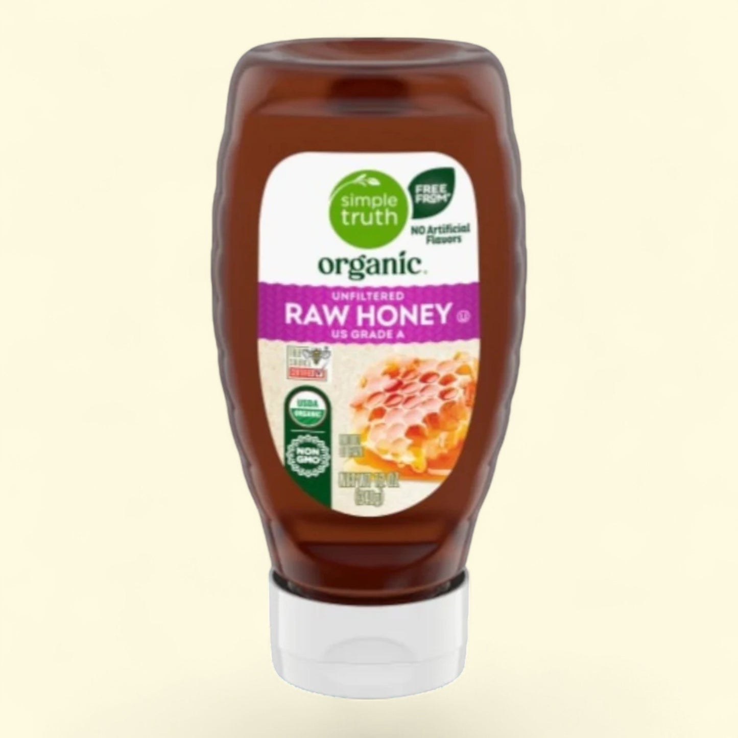 Simple Truth Organic, Unfiltered Raw Honey, 12 oz — authentic US product shipped worldwide by Treatspree