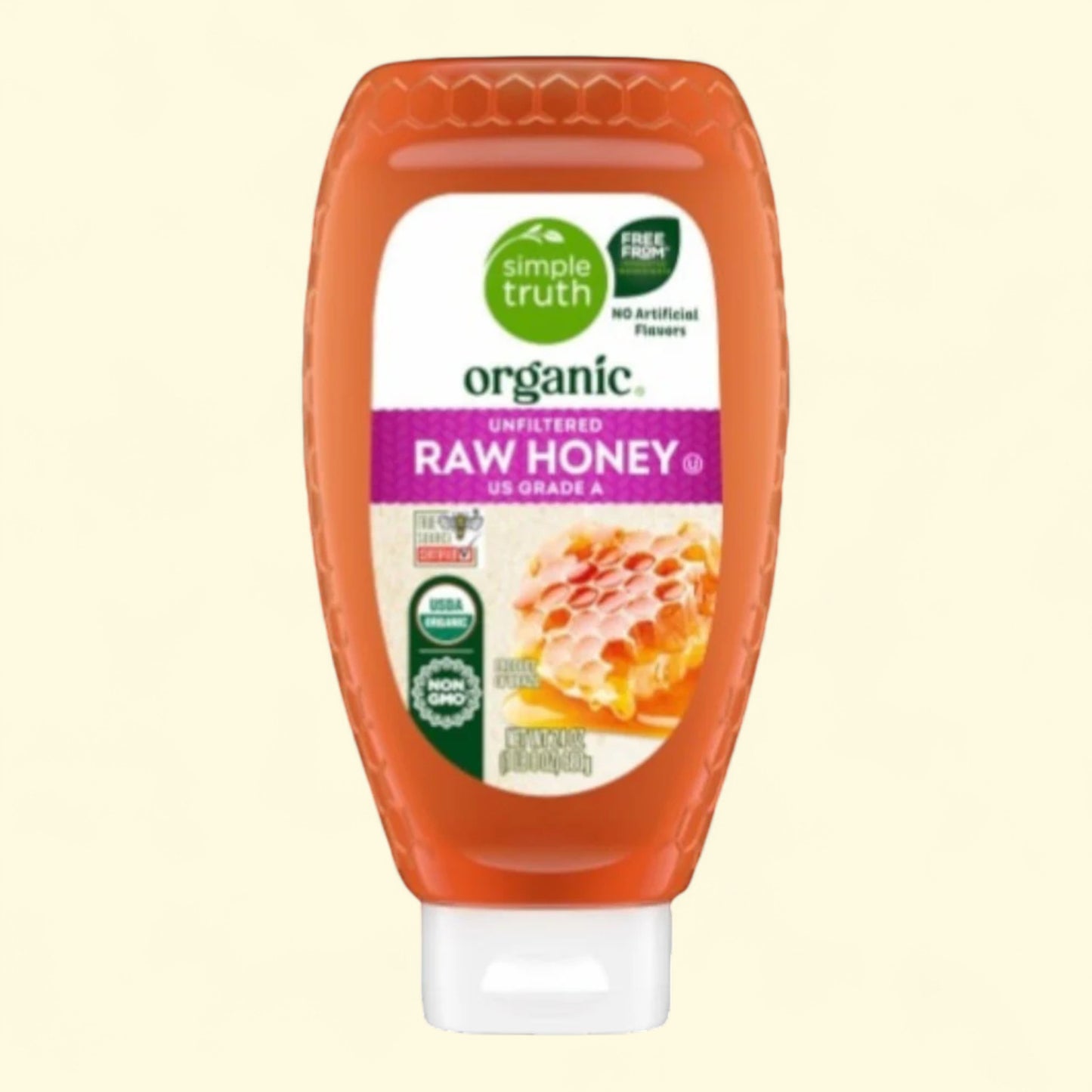 Simple Truth Organic, Unfiltered Raw Organic Honey, 24oz