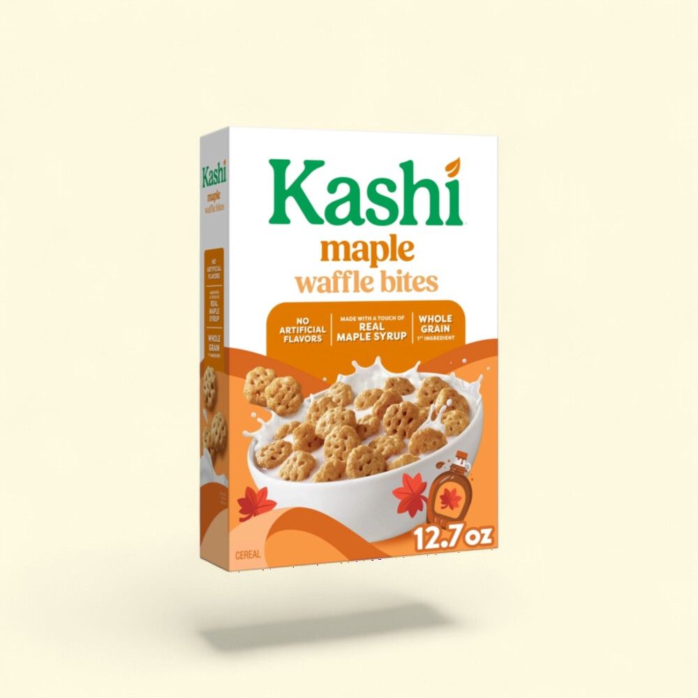Kashi Maple Waffle Bites Whole Grain Breakfast Cereal, 12.7 oz — authentic US product shipped worldwide by Treatspree