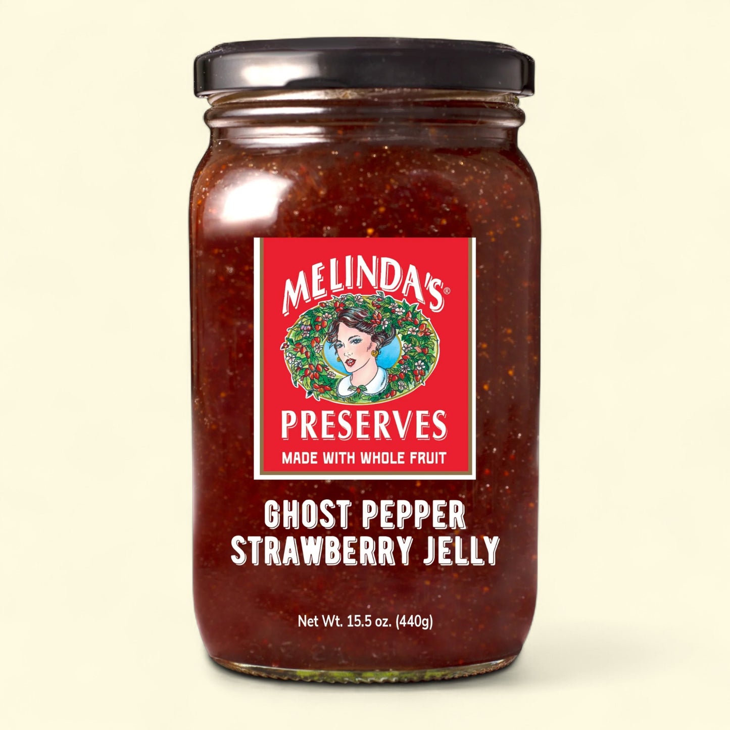 Melinda's Preserves, Ghost Pepper Strawberry, 15.5 oz