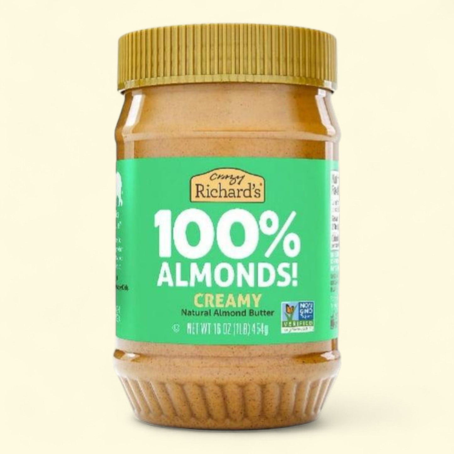 Crazy Richard's Almond Butter, 16 oz Jar