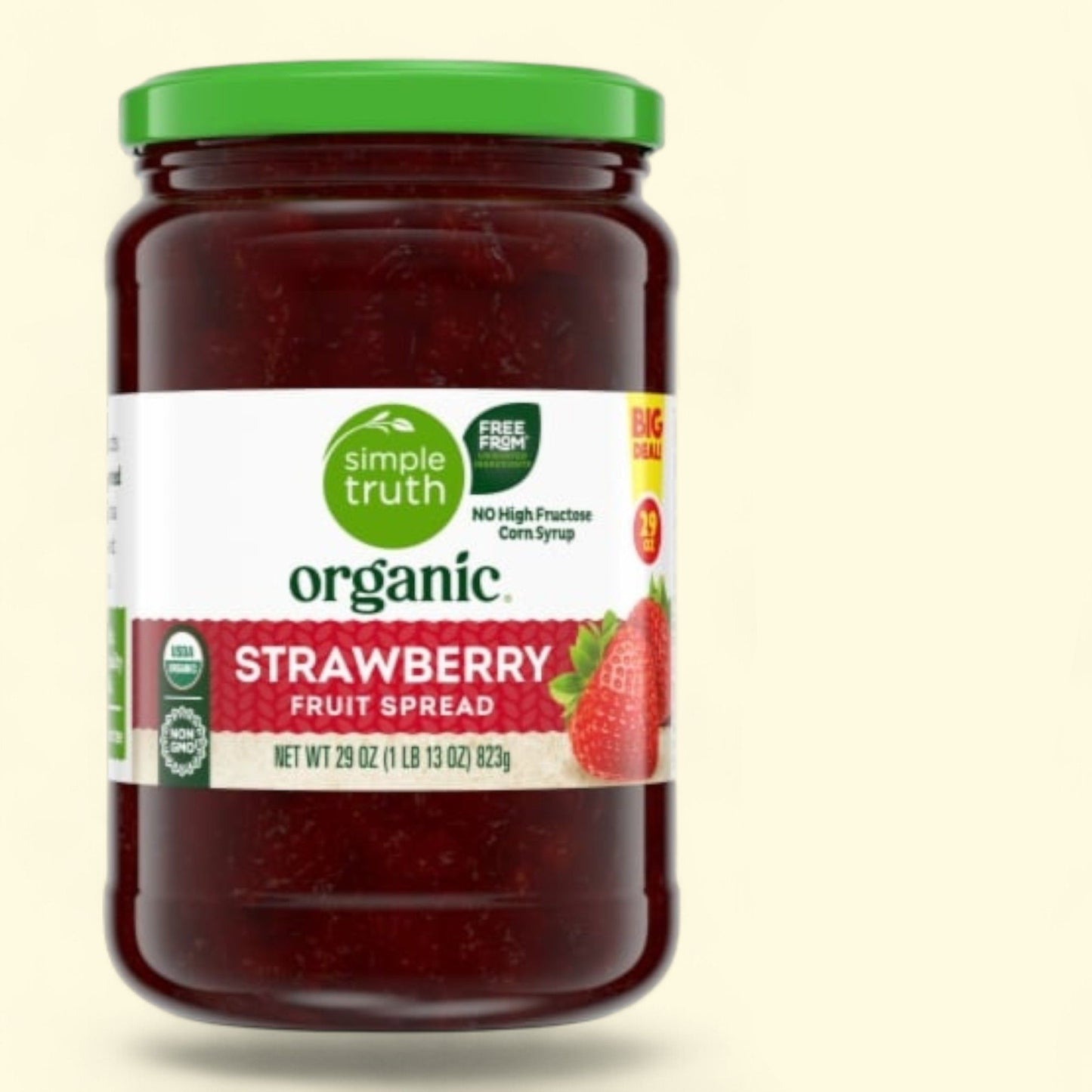 Simple Truth Organic, Strawberry Fruit Spread, 29 oz
