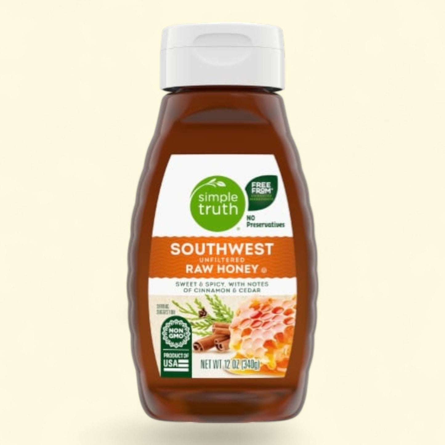 Simple Truth Unfiltered & Raw Honey, Regional Southwest, 12oz