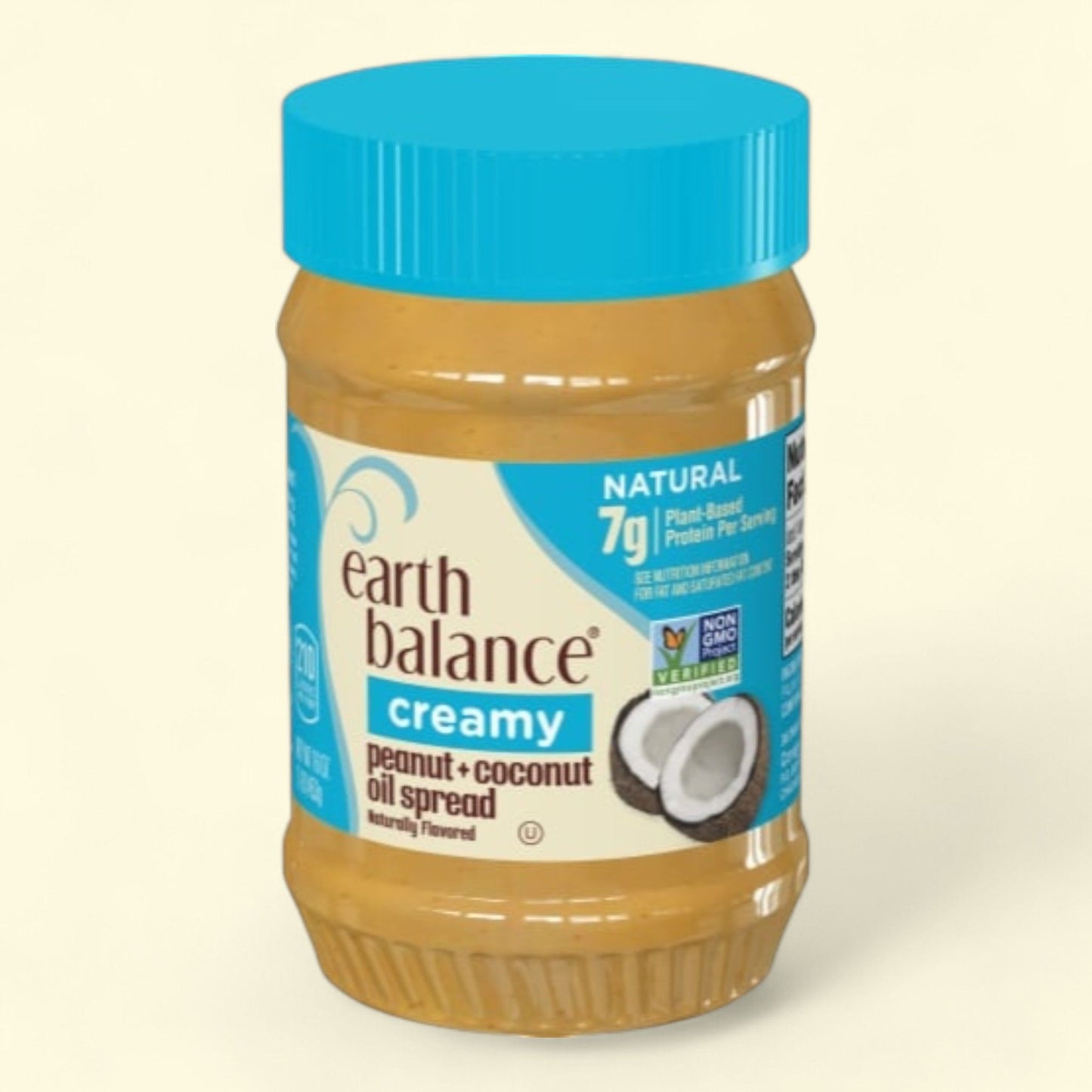 Pâte à tartiner Earth Balance aux cacahuètes et à l'huile de coco, texture crémeuse, 450 g