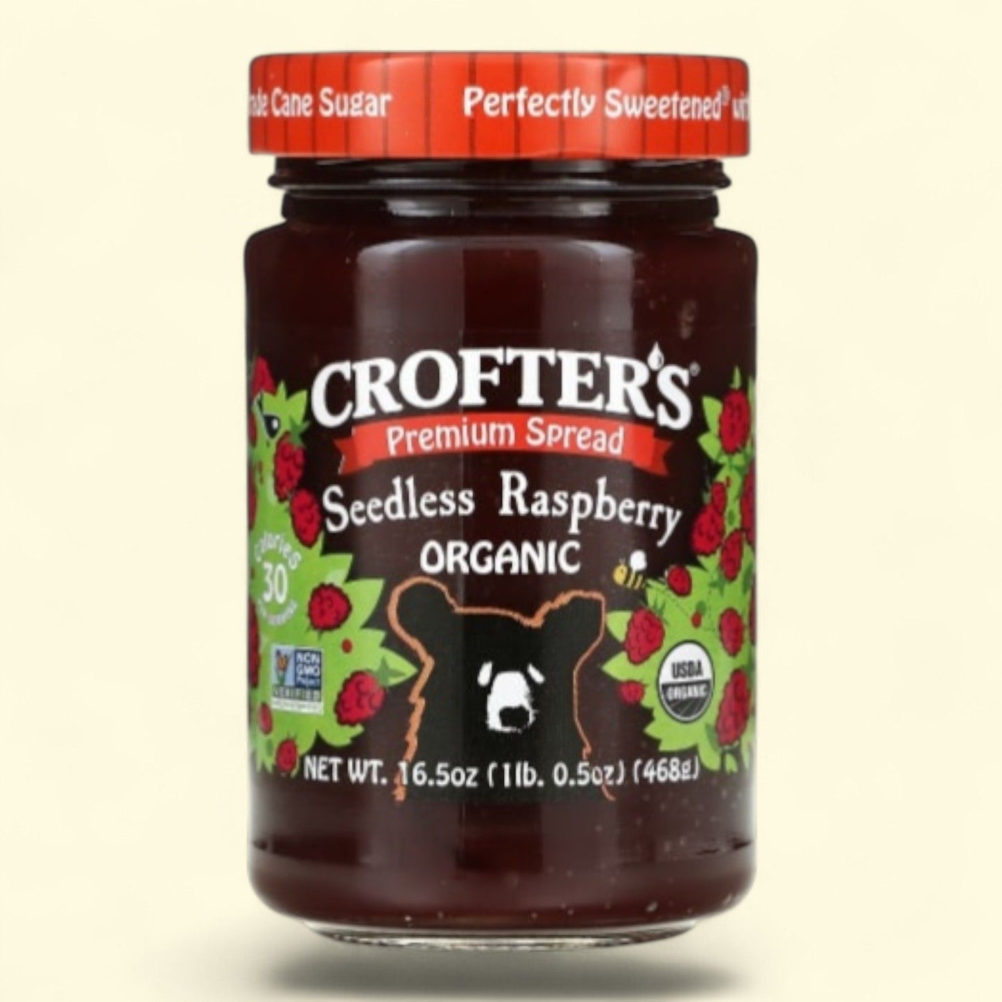 Crofter's Organic Seedless Raspberry Premium Spread, 16.50 oz