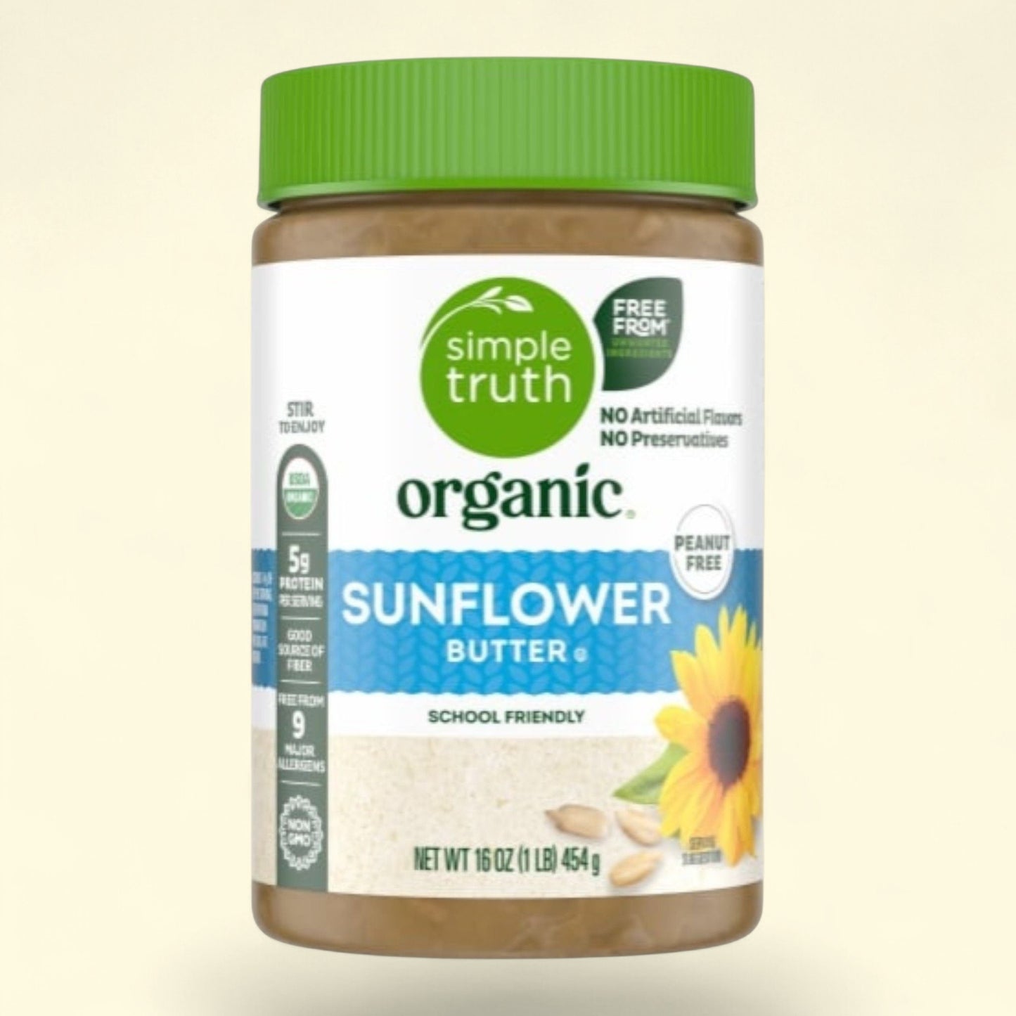 Simple Truth Organic, Sunflower Butter 16 oz — authentic US product shipped worldwide by Treatspree