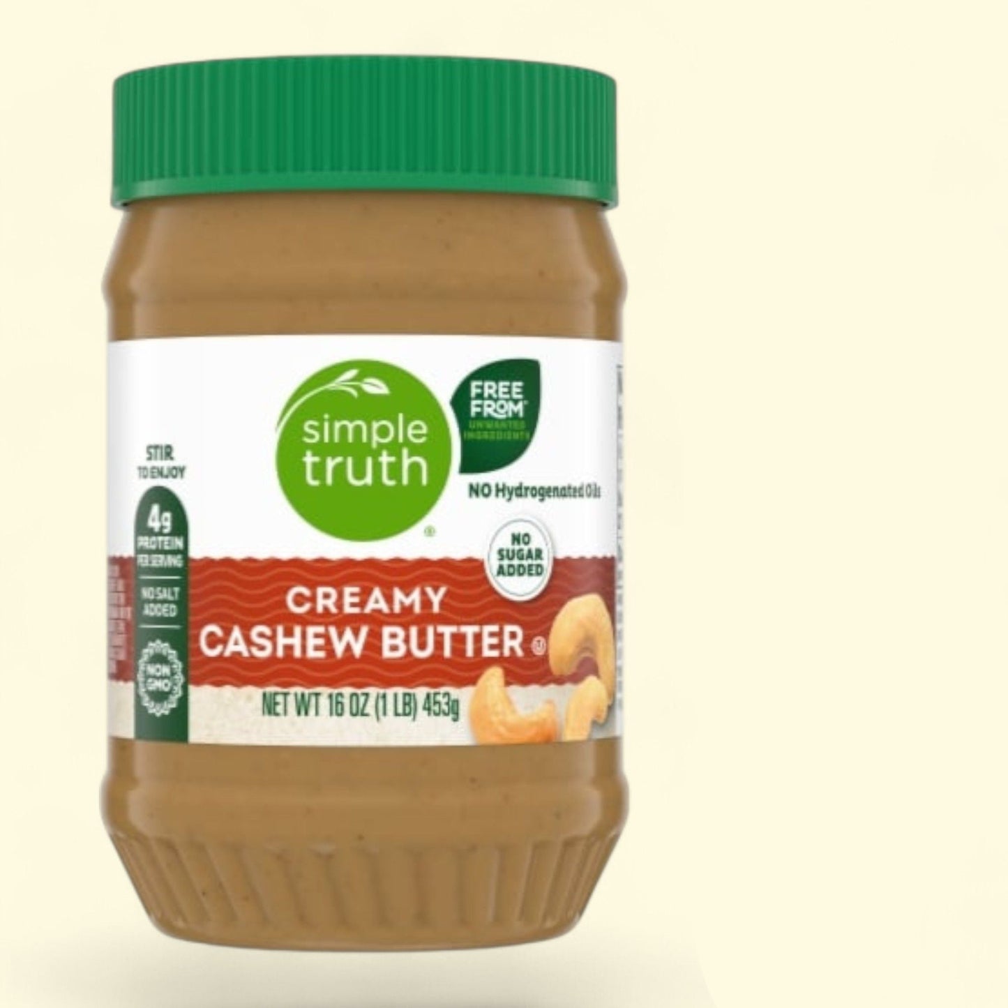 Beurre de noix de cajou Simple Truth, texture onctueuse, 450 g