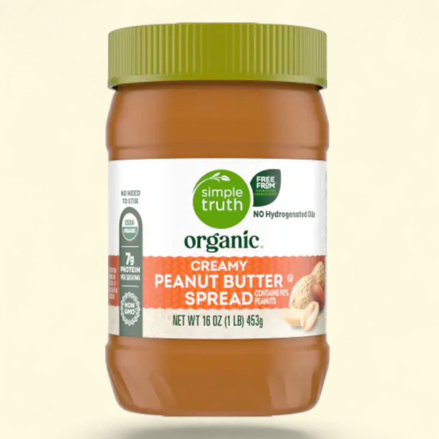Simple Truth Organic Peanut Butter, No Stir Creamy 16 oz