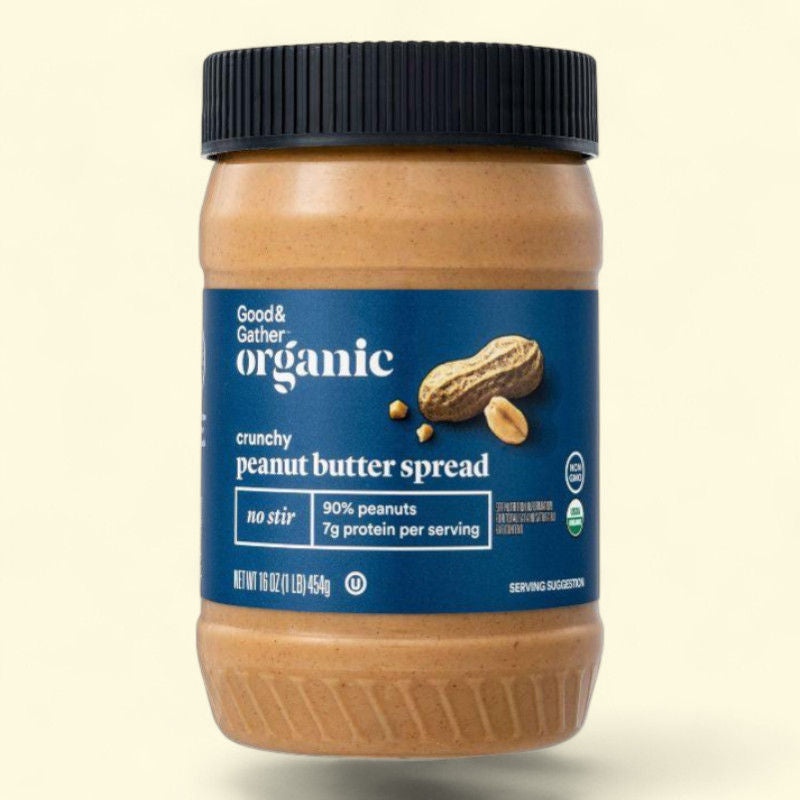 Good & Gather, Organic No Stir Peanut Butter Crunchy, 16oz