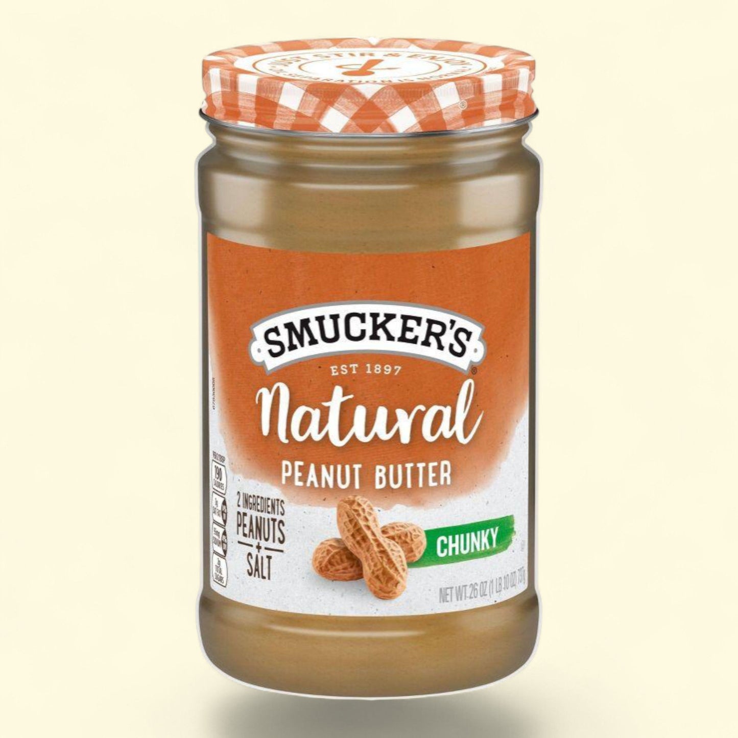 Smucker's Natural Chunky Peanut Butter, 26oz