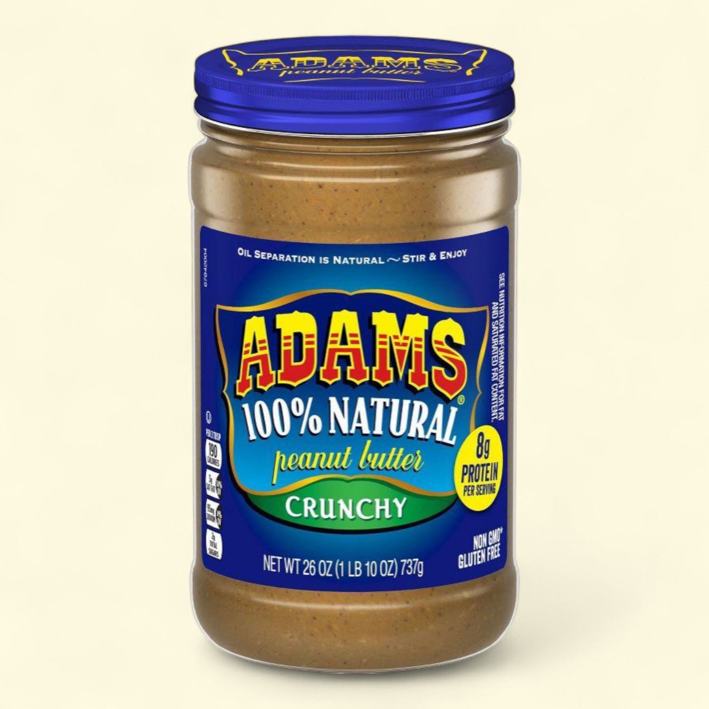Adam's Crunchy Peanut Butter, 26oz