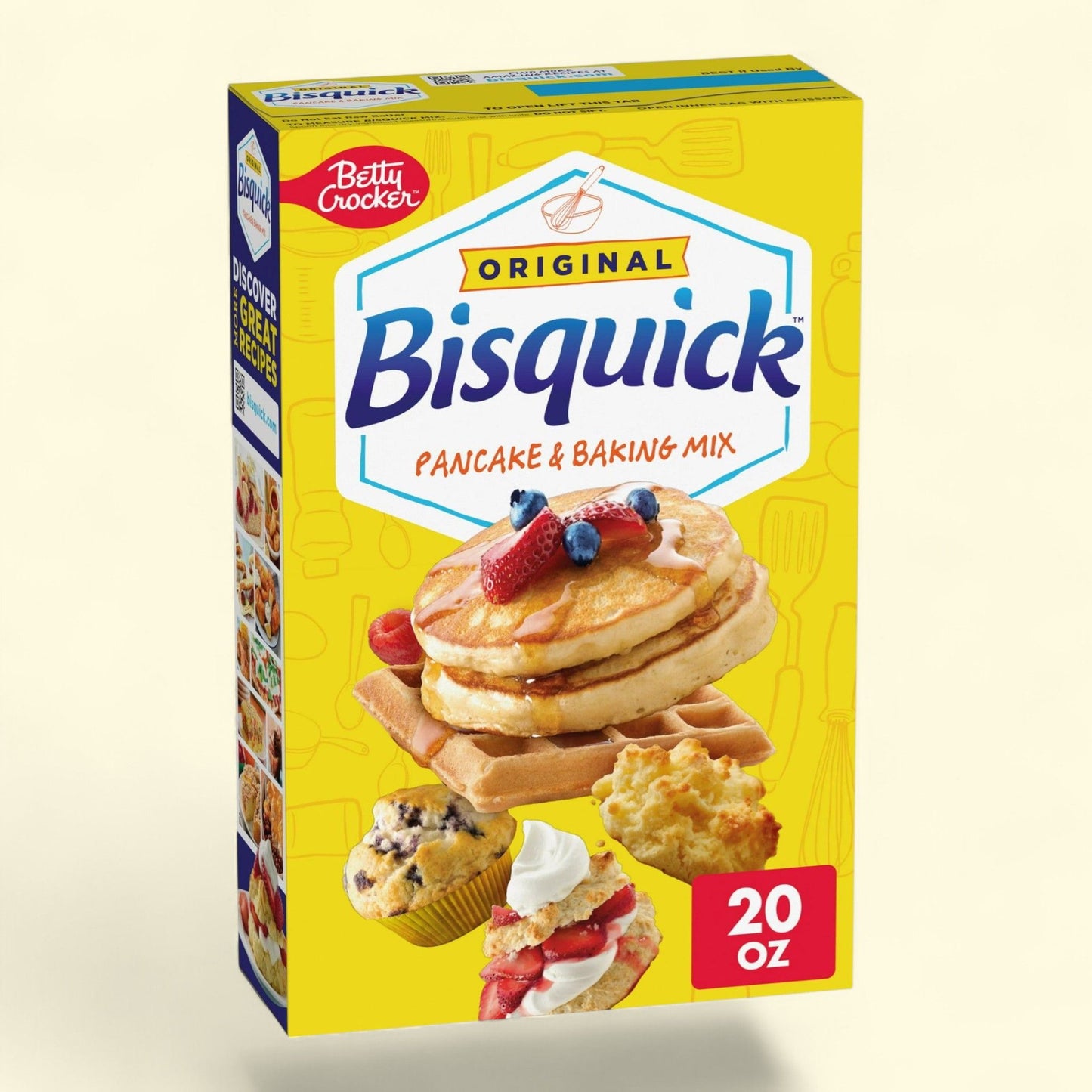 Betty Crocker Bisquick Pancake and Baking Mix, Original, 20 oz