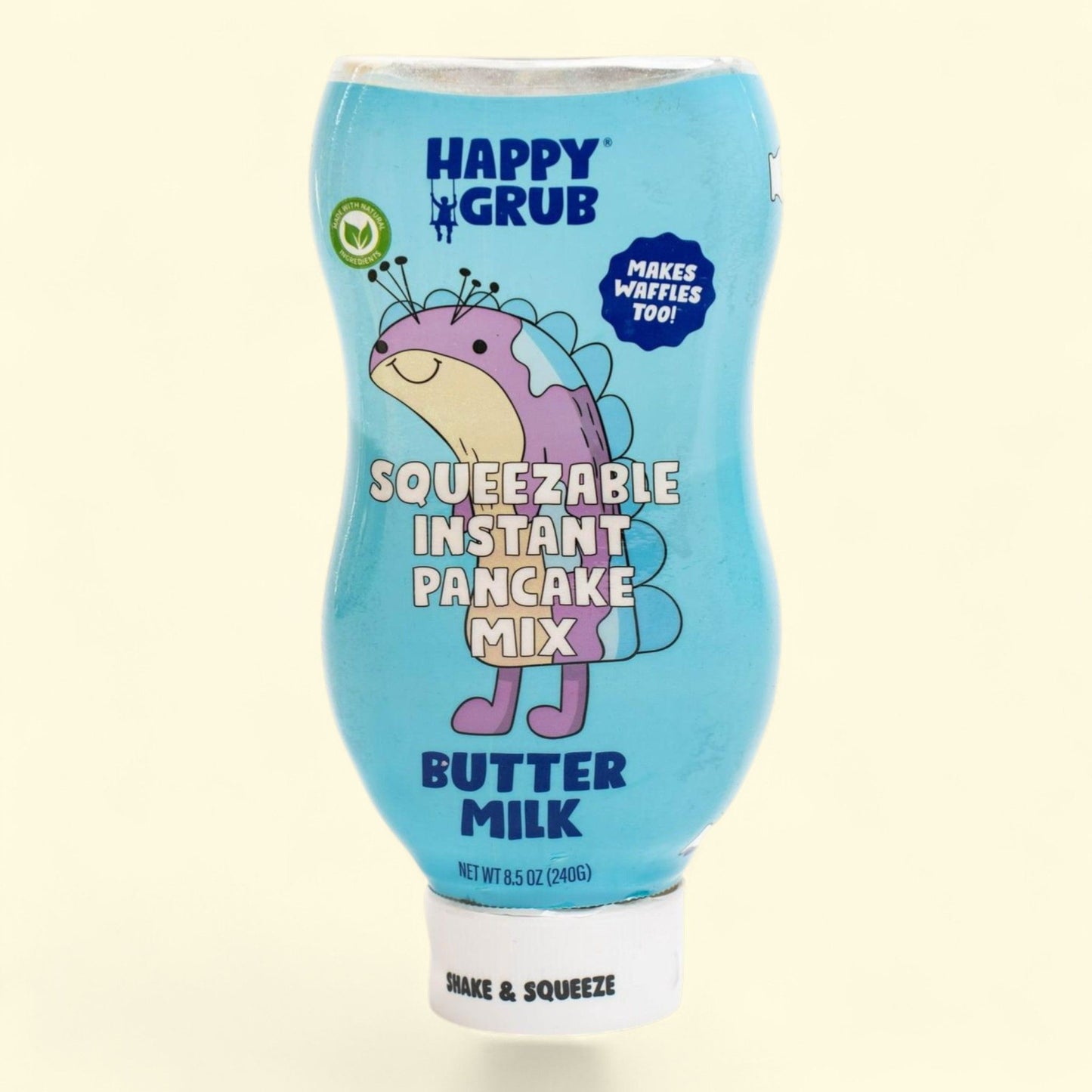 Happy Grub Instant Pancake Mix, 8.5 oz., Buttermilk