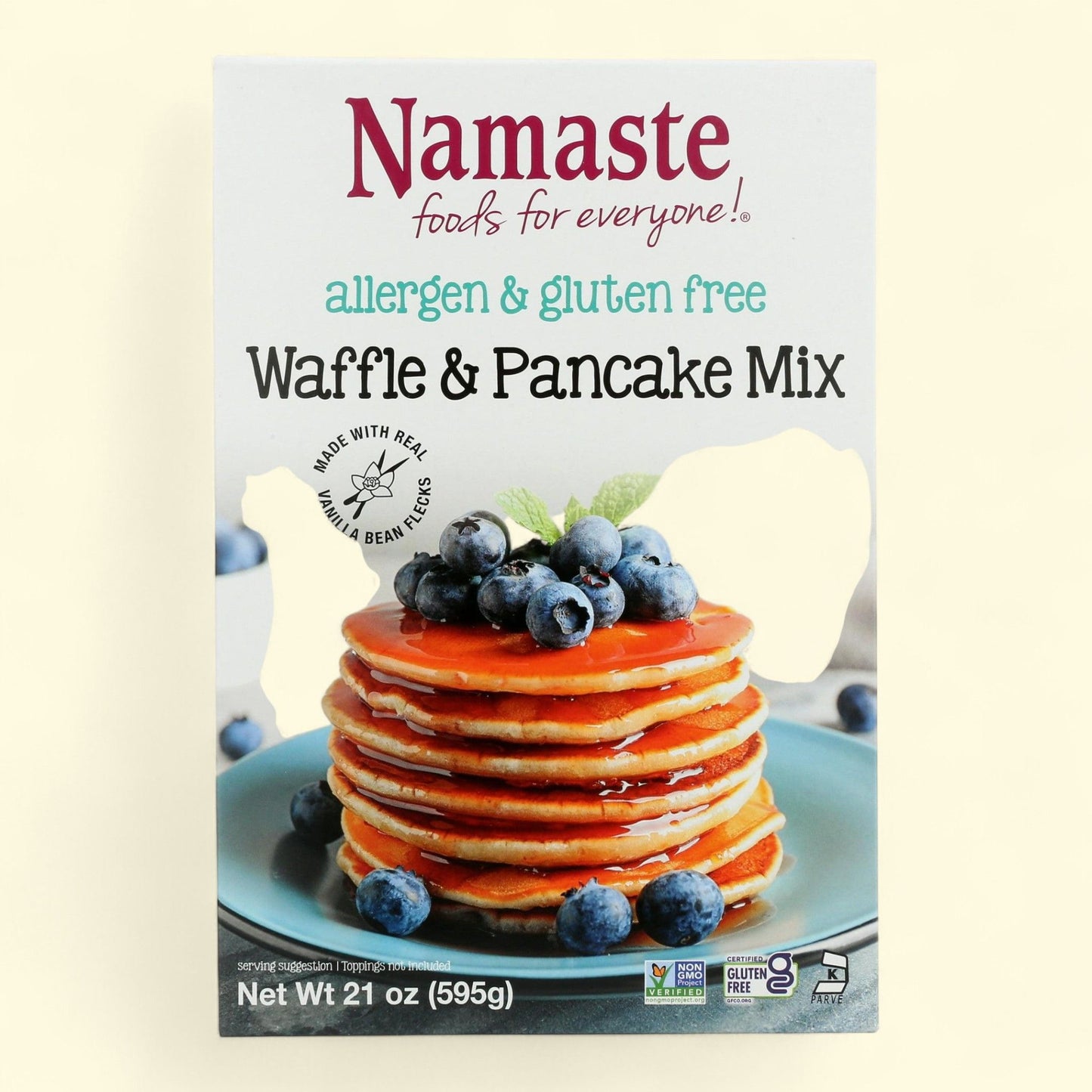 Namaste Foods Waffle And Pancake Mix, 21 Oz