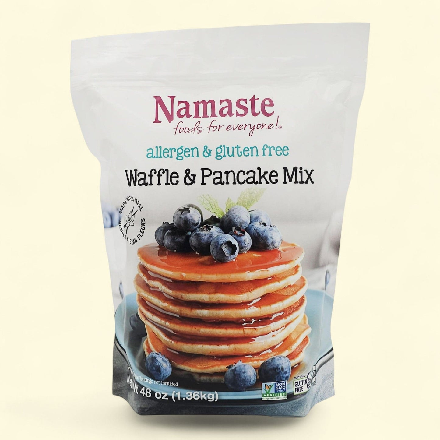 Namaste Foods Waffle & Pancake Mix, 48 oz