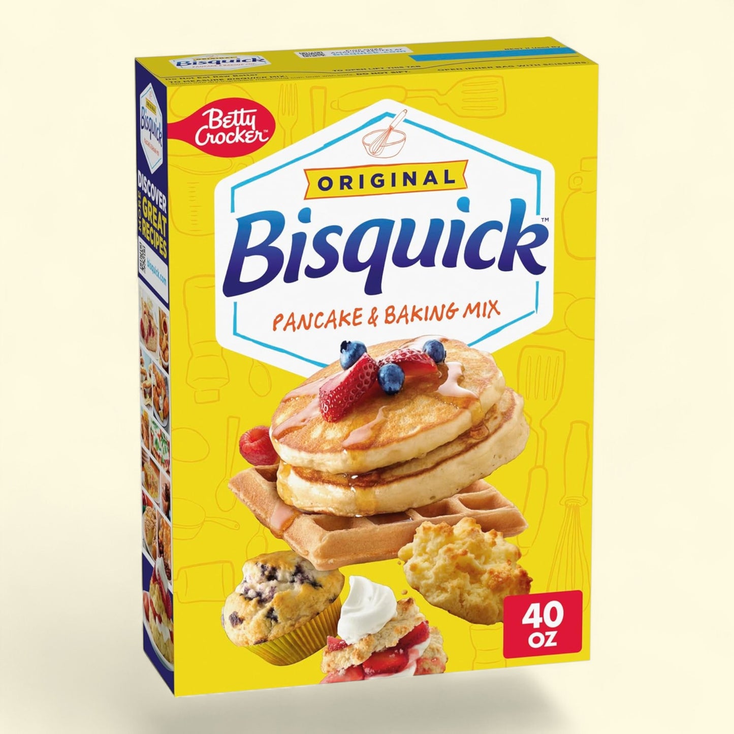 Betty Crocker Bisquick Original Pancake and Baking Mix, 40 oz