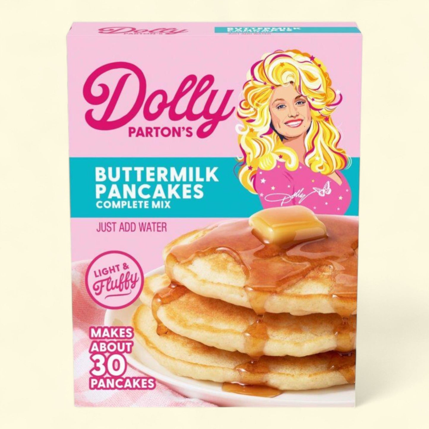 Dolly Parton's Buttermilk Pancake Complete Mix, 26oz — authentic US product shipped worldwide by Treatspree