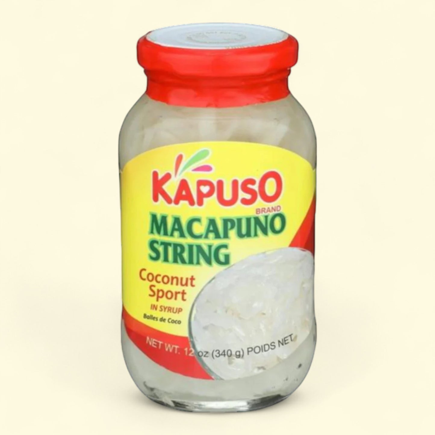 Kapuso Coconut Sport Macapuno String, 12 oz Jar