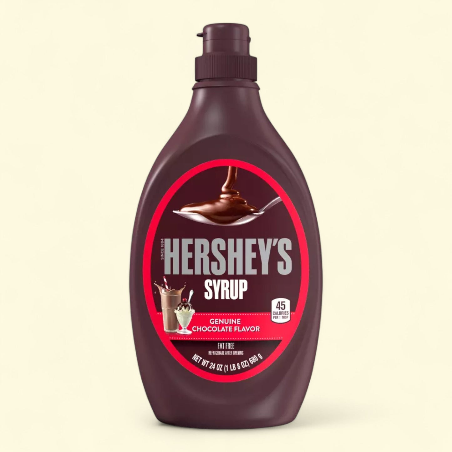 HERSHEY'S Chocolate Syrup, Bottle 24 oz
