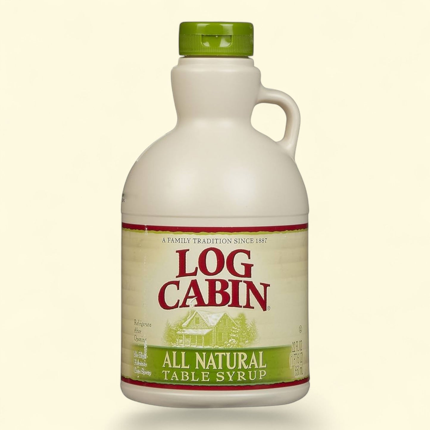 Log Cabin Table Syrup, All Natural, 24 oz