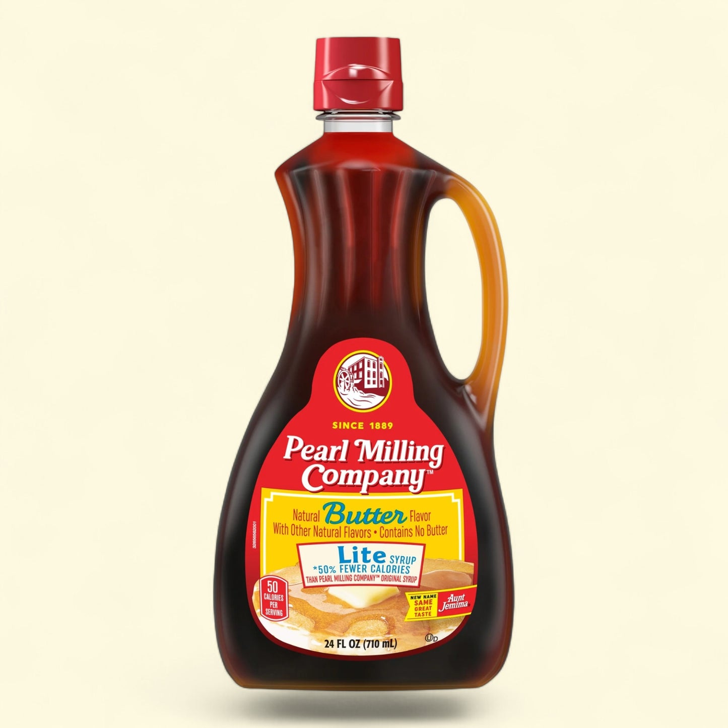 Pearl Milling Company Lite Syrup, Butter, 24 oz