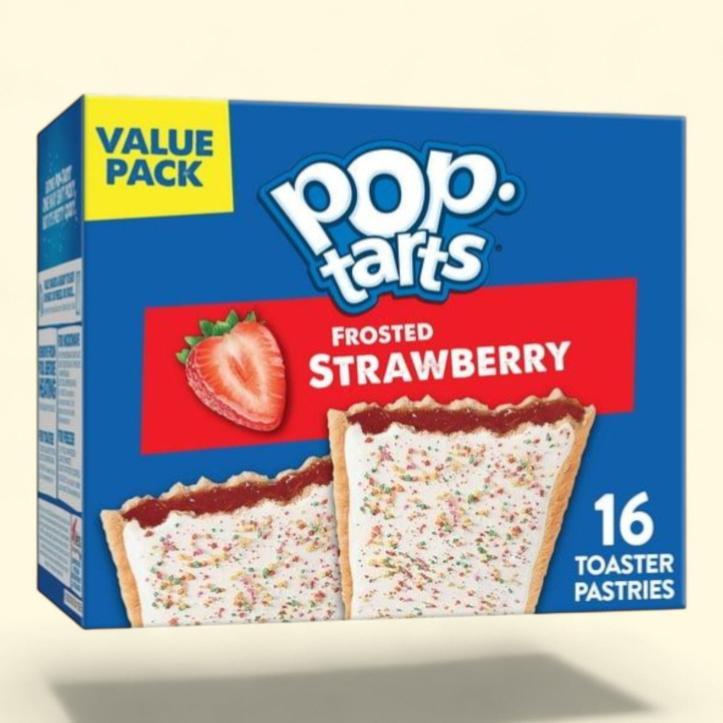 Pop-Tarts Frosted Strawberry Toaster Pastries, 27 oz, 16 count
