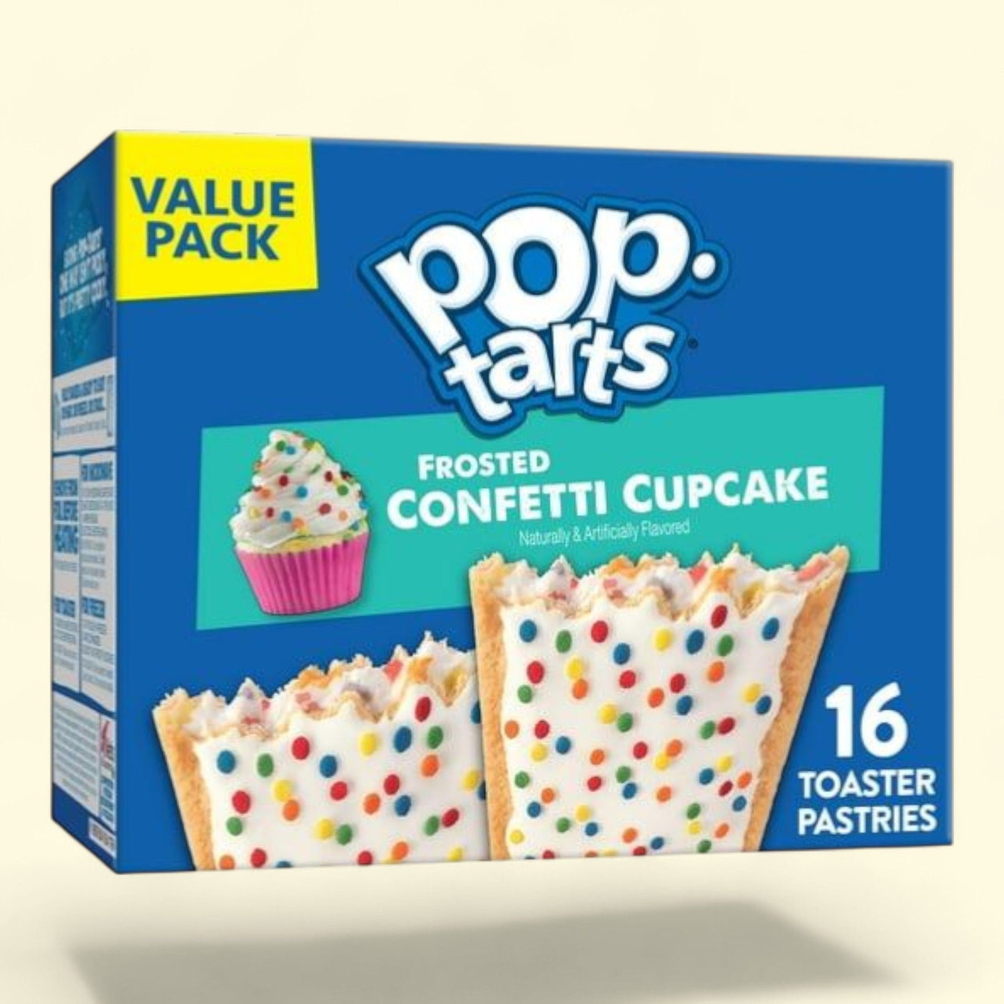 Pop-Tarts Frosted Confetti Cupcake Toaster Pastries, 27 oz (16 Count)