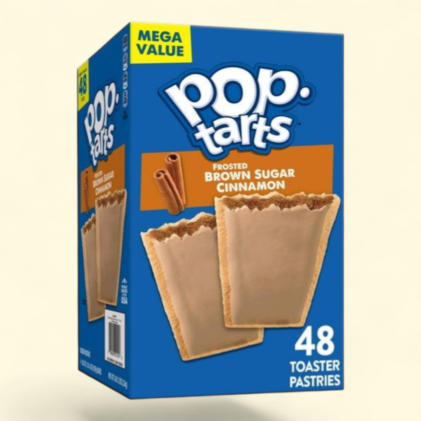 Pop-Tarts Frosted Brown Sugar Cinnamon Toaster Pastries, 81.2 oz, 48 count