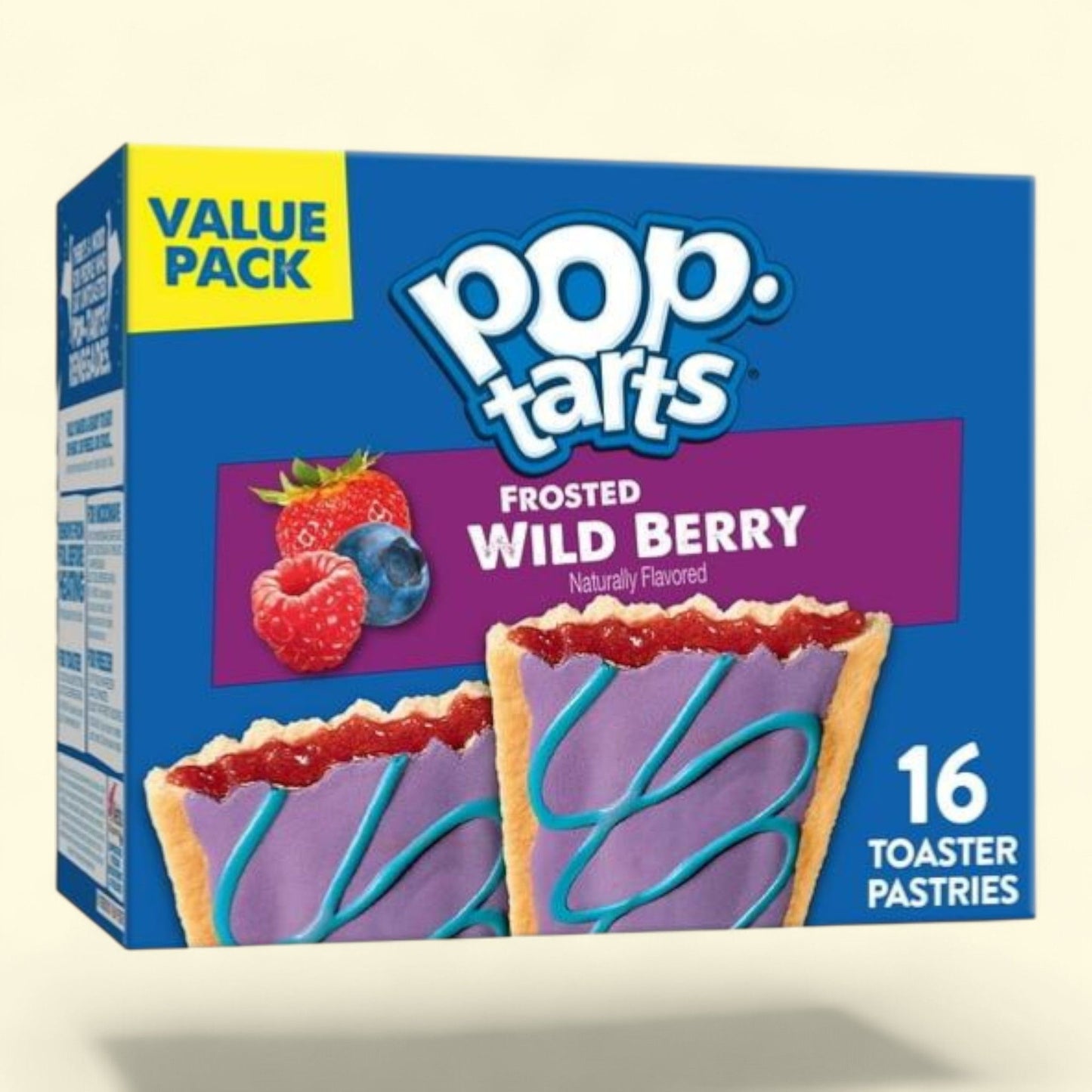 Pop-Tarts Frosted Wild Berry Toaster Pastries, 27 oz (16 Count)