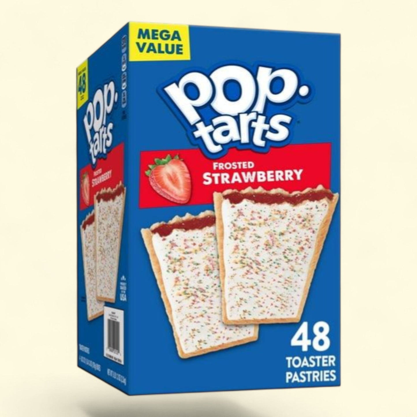 Pop-Tarts Frosted Strawberry Toaster Pastries, 81.2 oz, 48 count