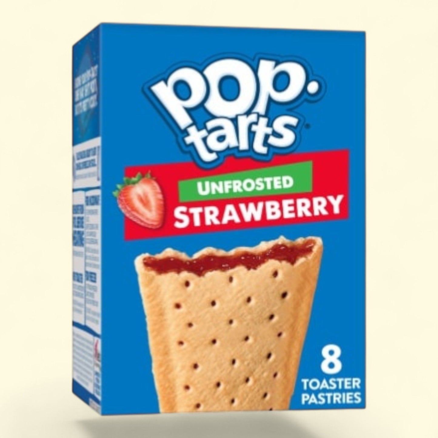Pop-Tarts, Unfrosted Strawberry Toaster Pastries, 8 count