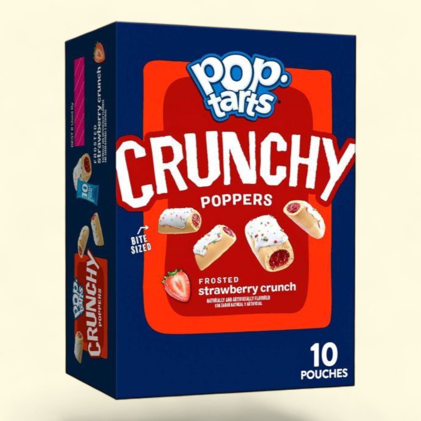 Pop-Tarts Crunchy Poppers Frosted Strawberry Crunch, 10ct / 10oz