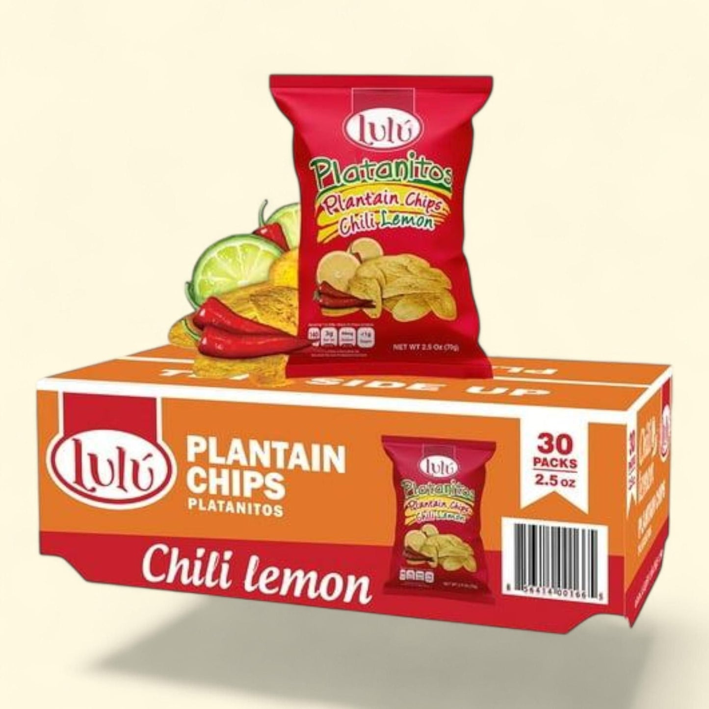 Lulu Platanitos Plantain Chips, 2.11 oz., 30 pk.