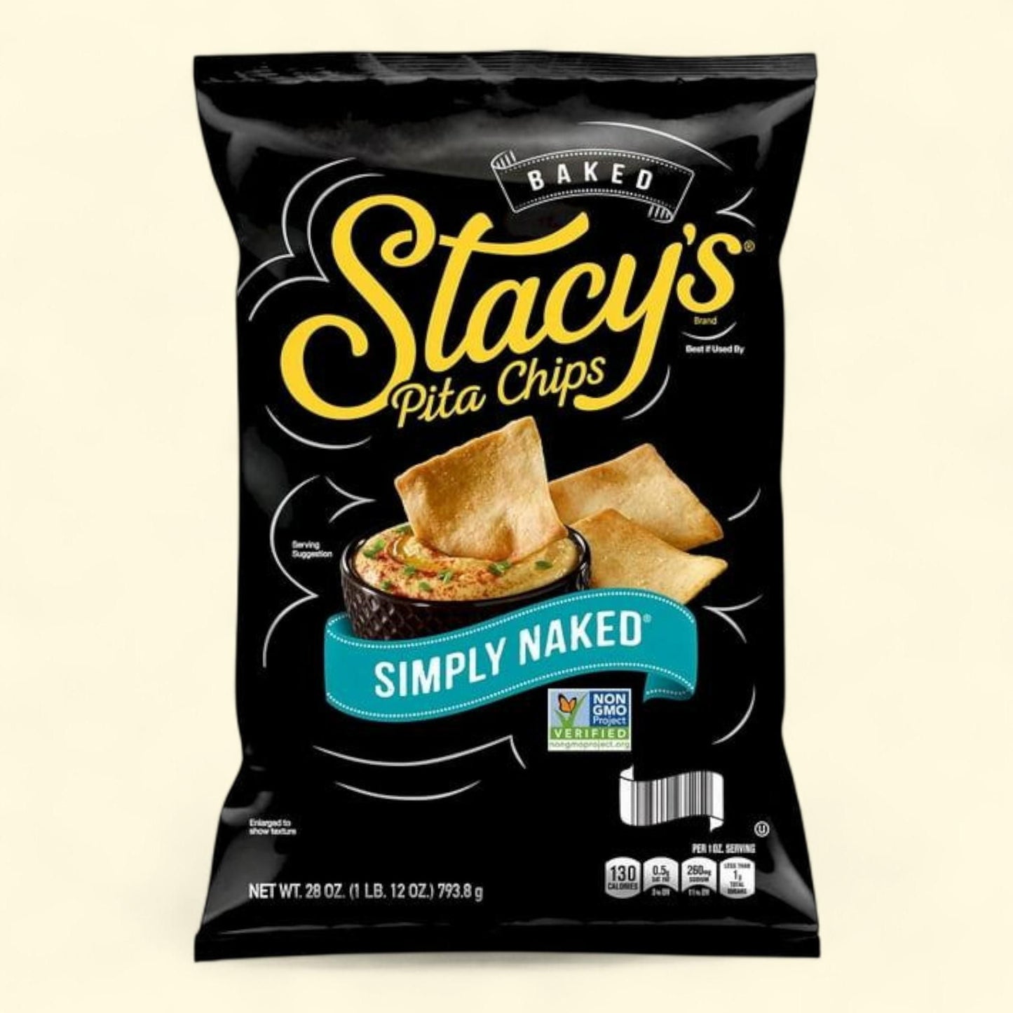 Stacy's Pita Chips Simply Naked, 28 oz.