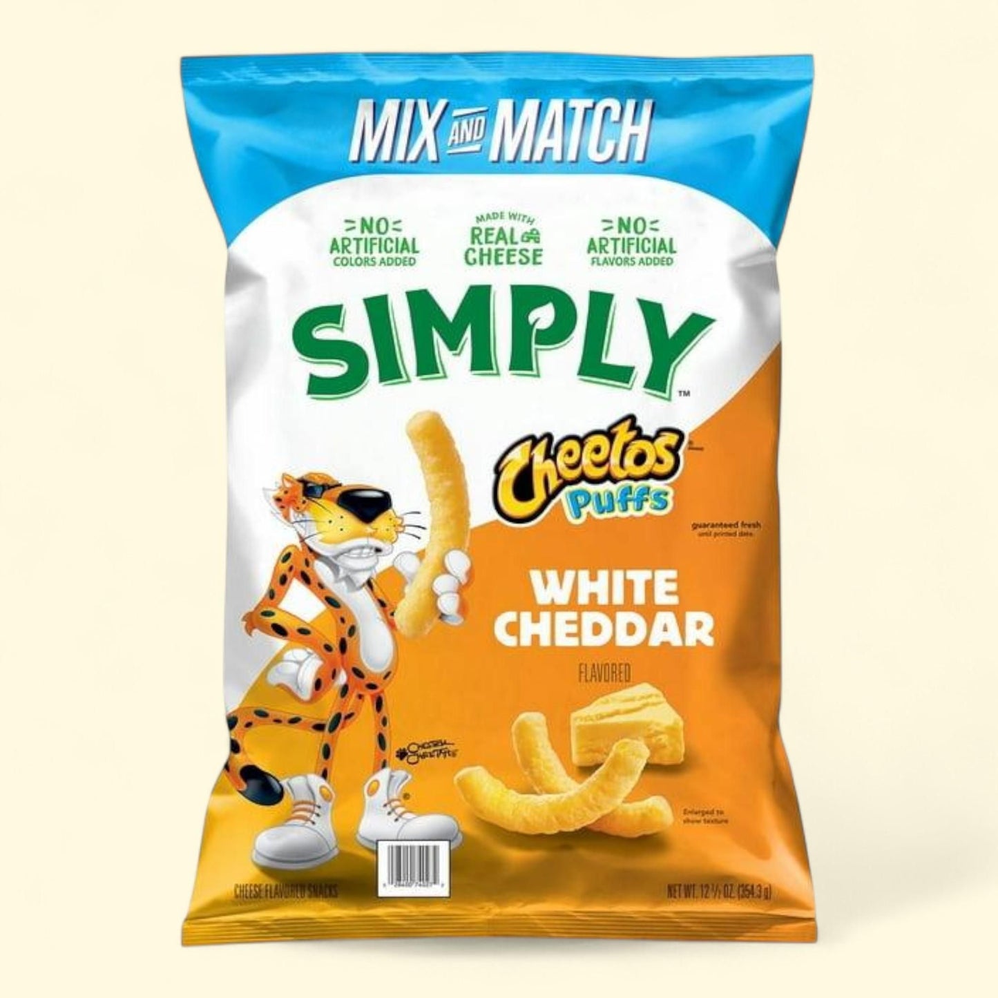Cheetos Simply White Cheddar Puffs, 12.5 oz.