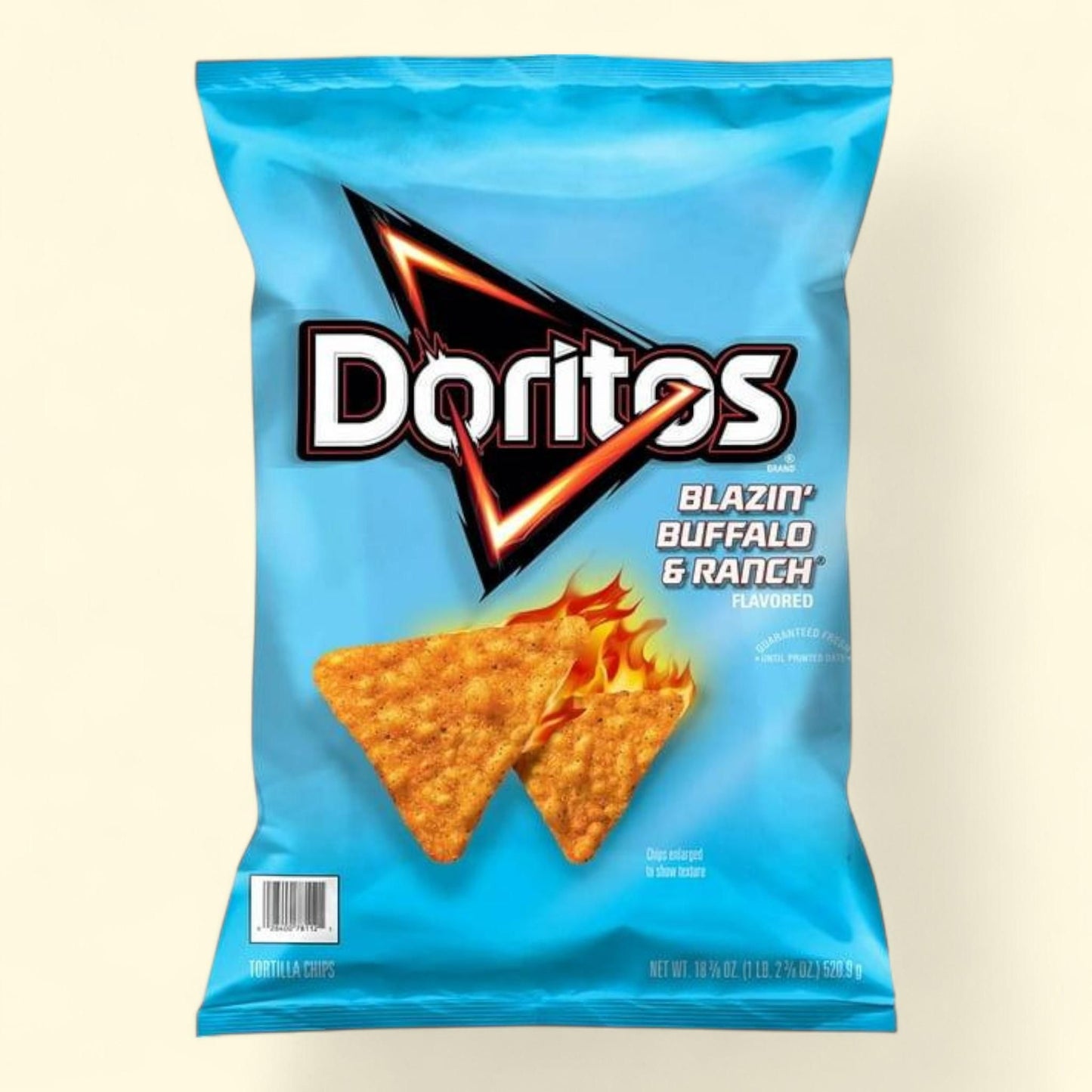 Doritos Blazin Buffalo Tortilla Chips, 18.375 oz. — authentic US product shipped worldwide by Treatspree
