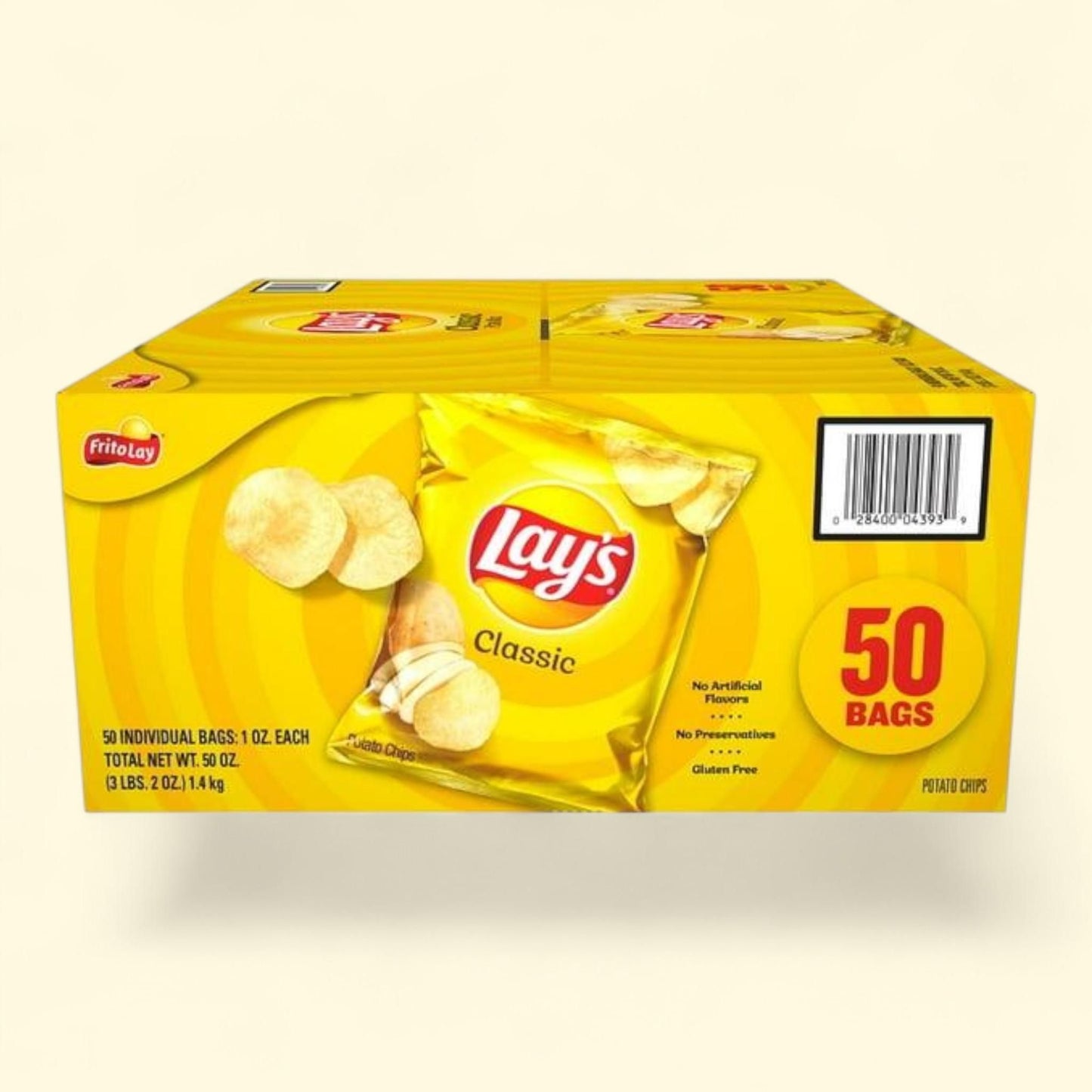 Lay's Classic Potato Chips, 1 oz., 50 pk.