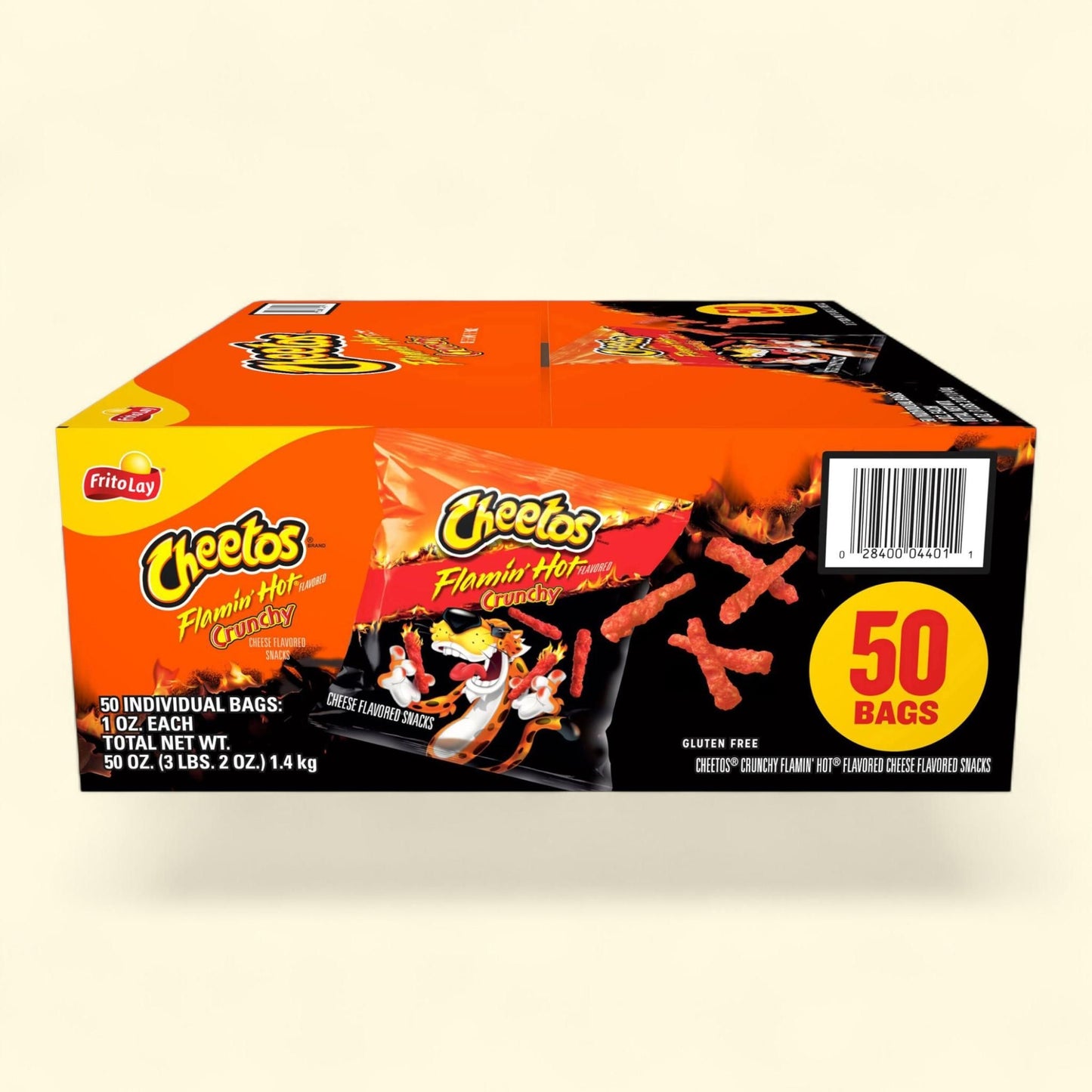 Cheetos Crunchy, Flamin' Hot, 1 oz, 50-count