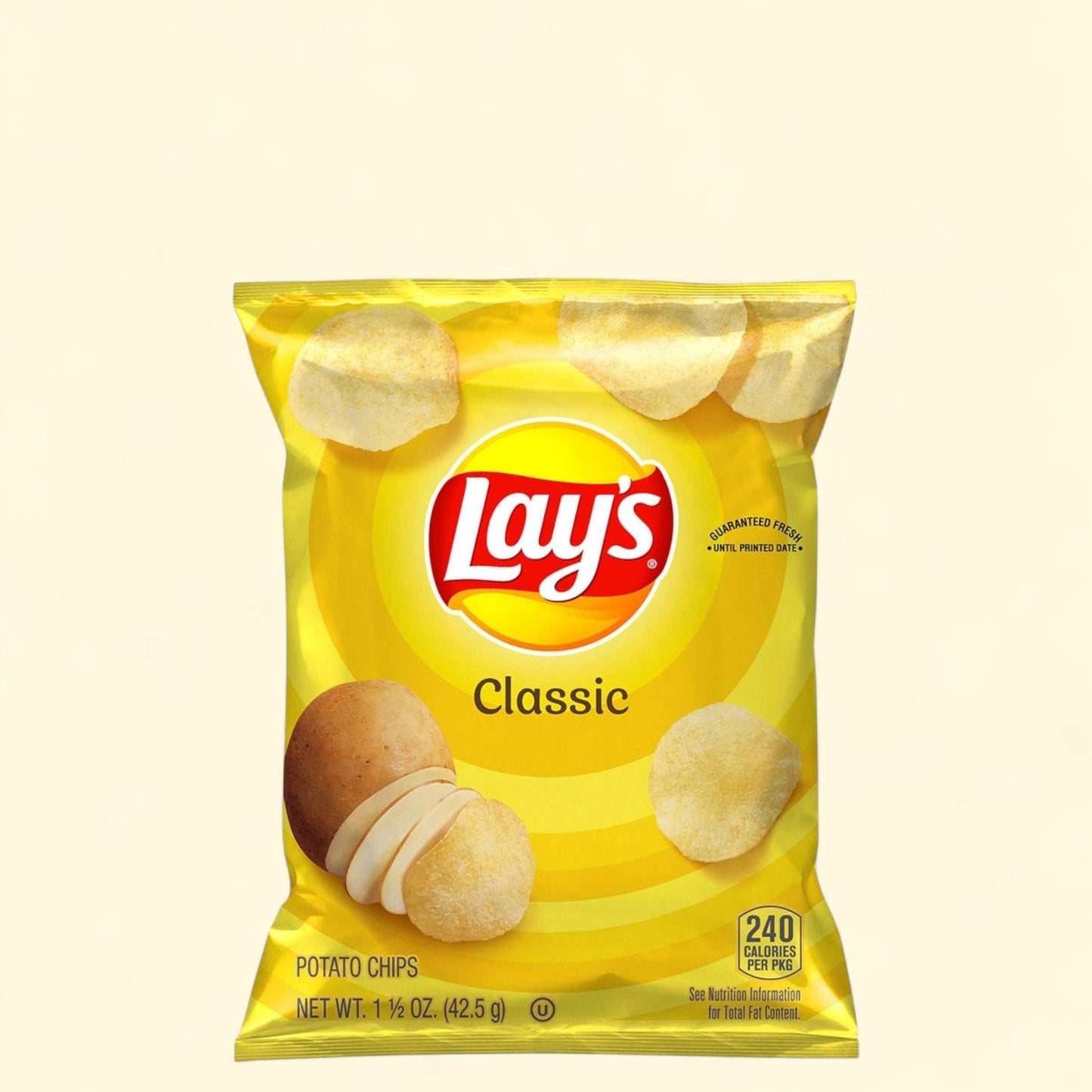 Lay's Potato Chips, Classic, 1.5 oz, 64-count