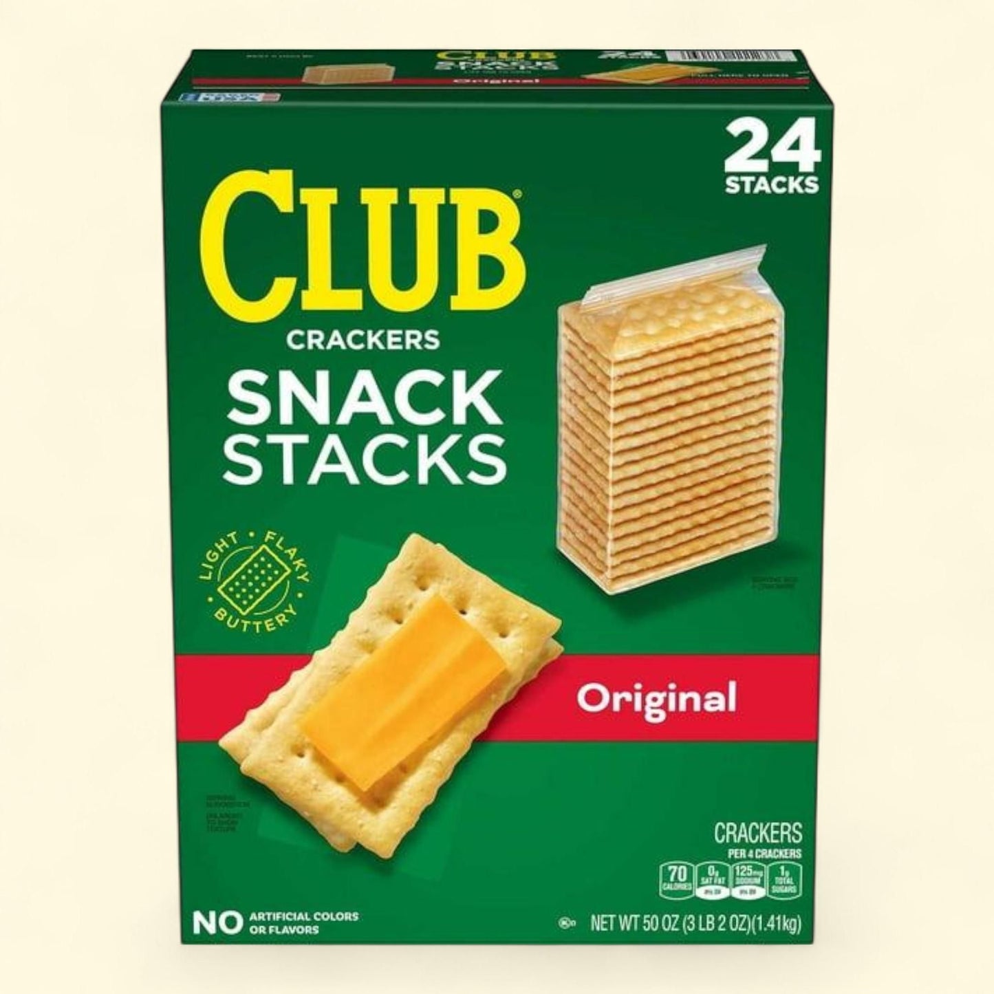 Club Crackers, Snack Stacks, 2.08 oz., 24 pk.
