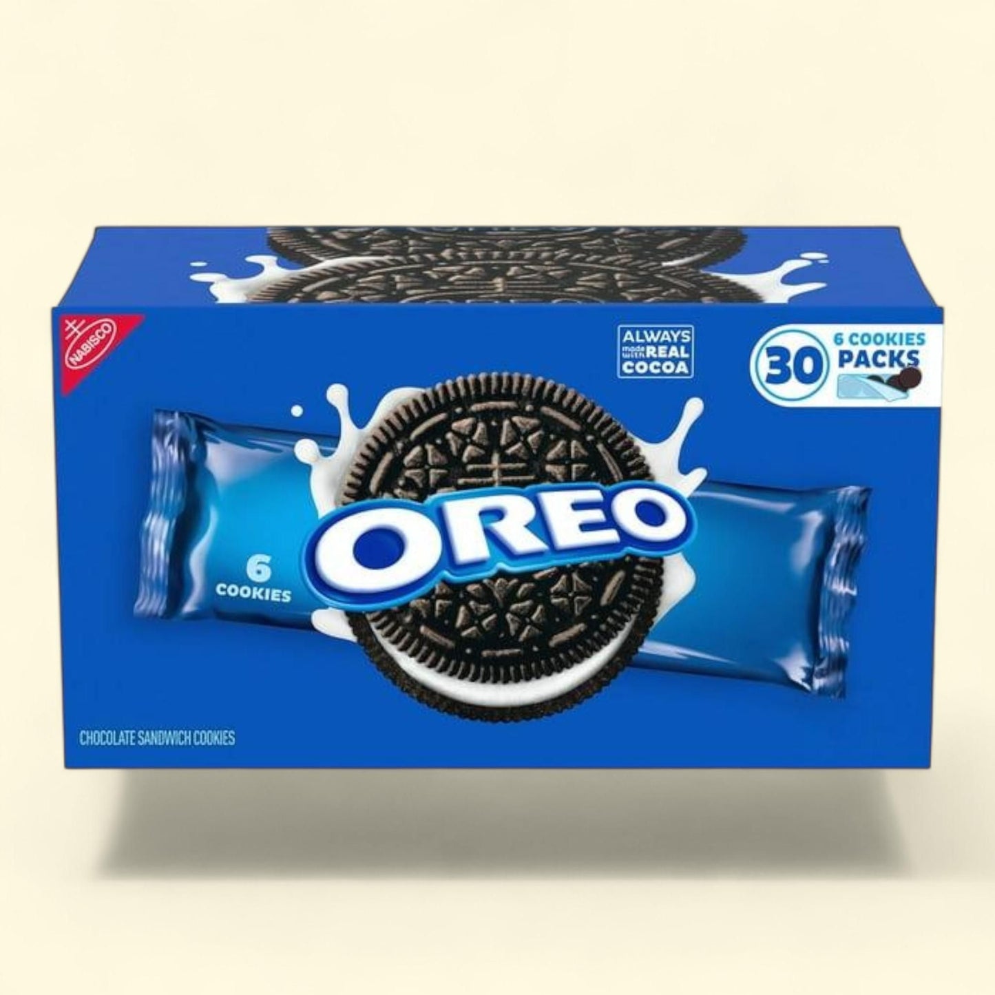 OREO Chocolate Sandwich Cookies, 2.4 oz., 30 pk. — authentic US product shipped worldwide by Treatspree