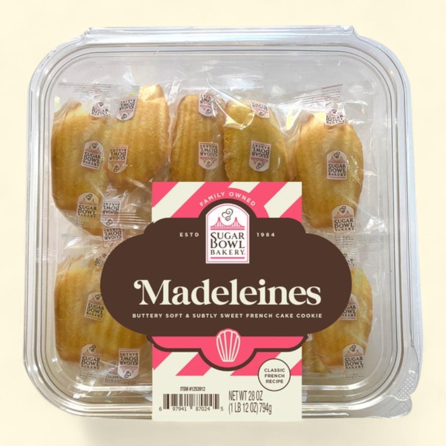 Sugar Bowl Bakery, Madeleine Cookies, 1 oz, 28-Count