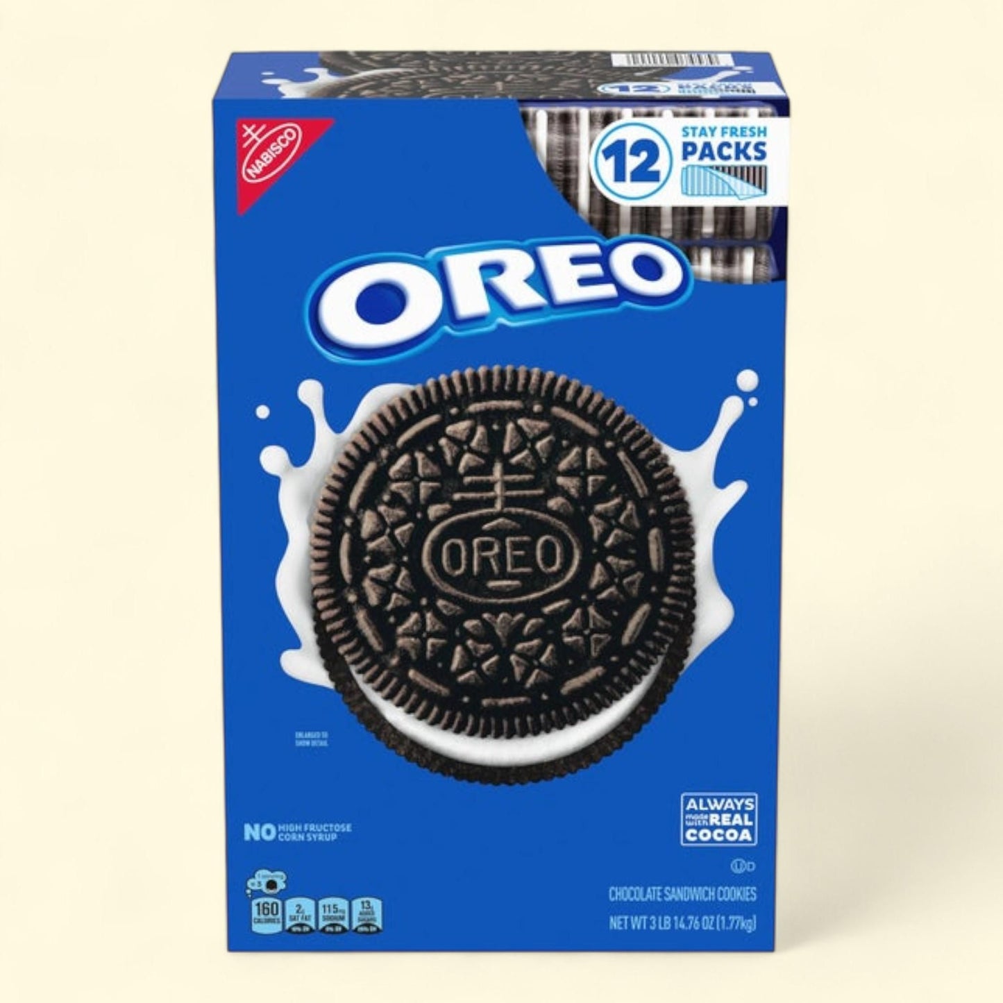 OREO Chocolate Sandwich Cookies, 12-Count