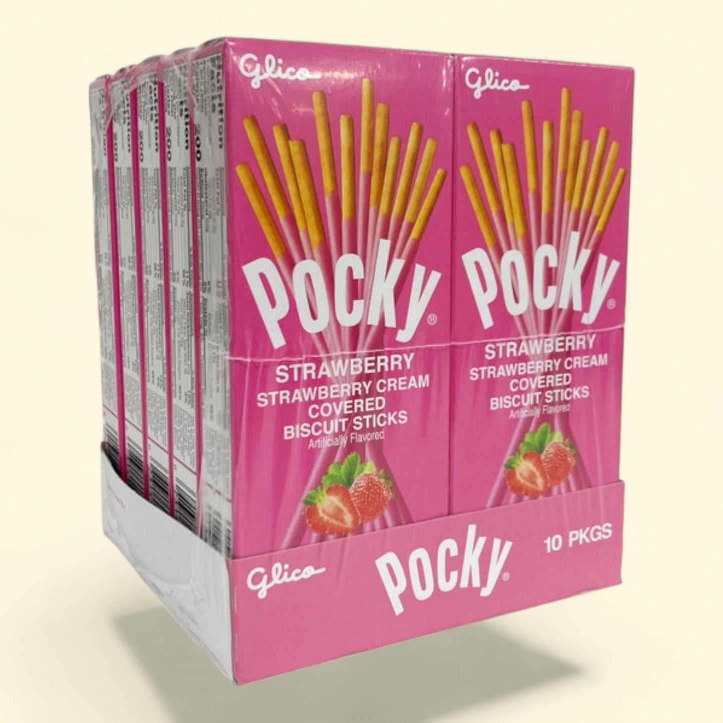 Pocky Strawberry Cream, 1.41 oz, 10-count