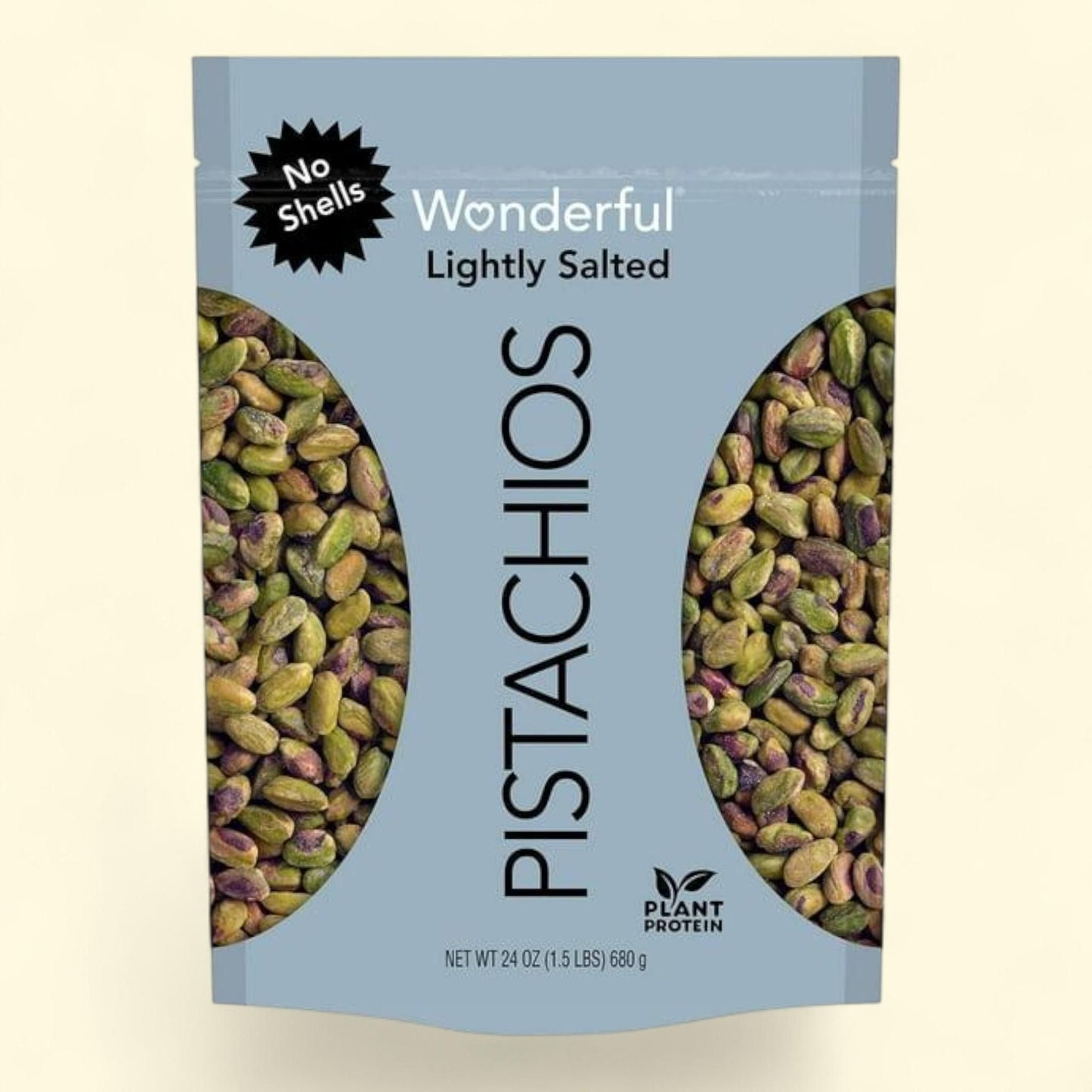 Wonderful Pistachios, Lightly Salted, 24 oz.