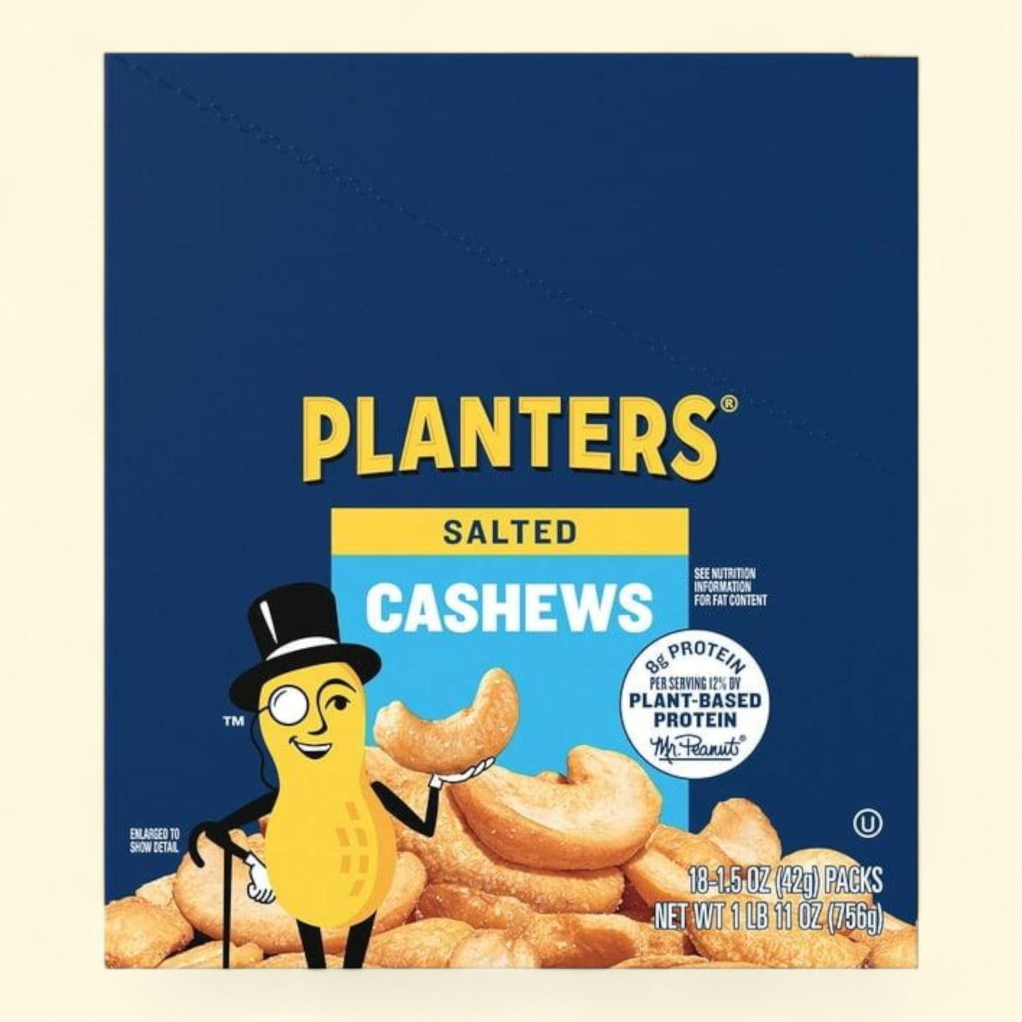 Planters Salted Cashews, 1.5 oz.