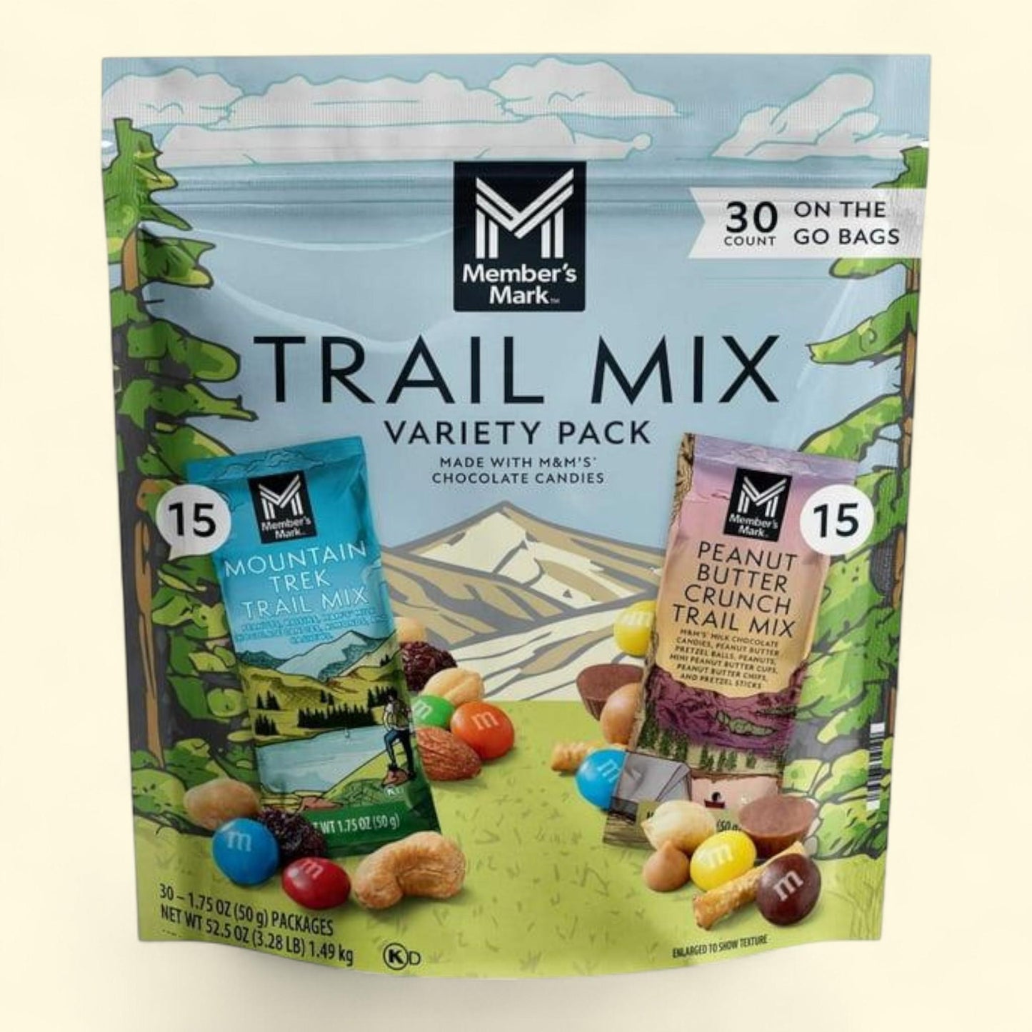 Member's Mark Trail Mix Variety Pack, 1.75 oz., 30 pk.