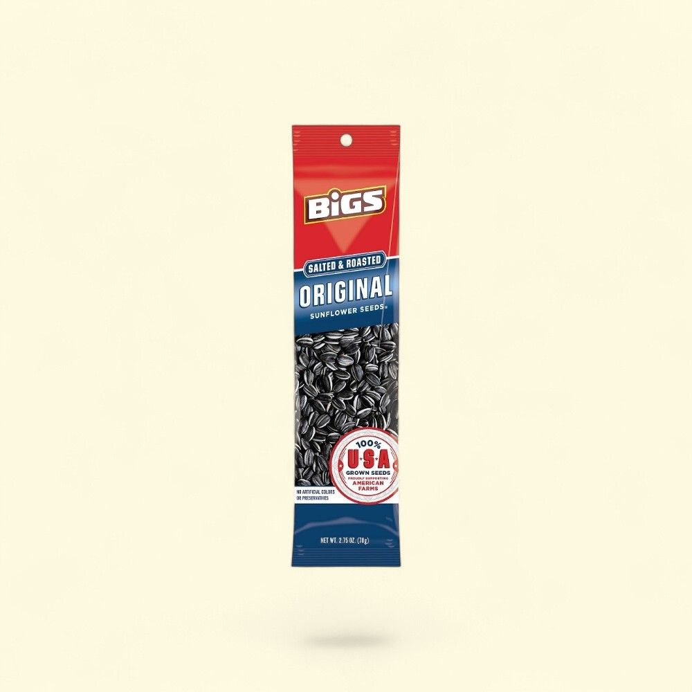 BIGS Original Roasted & Salted Sunflower Seeds (12-Count) — authentic US product shipped worldwide by Treatspree